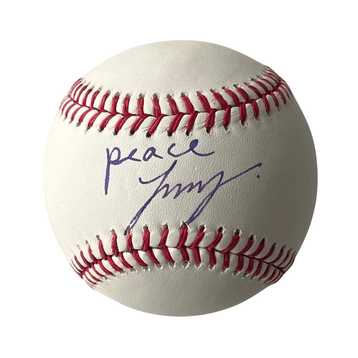 CAT STEVENS Signed MAJOR LEAGUE BASEBALL w/"PEACE" Inscription EPPERSON COA, изображение 2