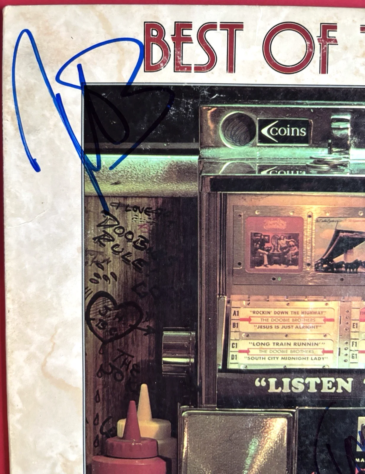 DOOBIE BROTHERS Signed x5 Vinyl Record JSA COA MICHAEL McDONALD Pat TOM Skunk, image 3