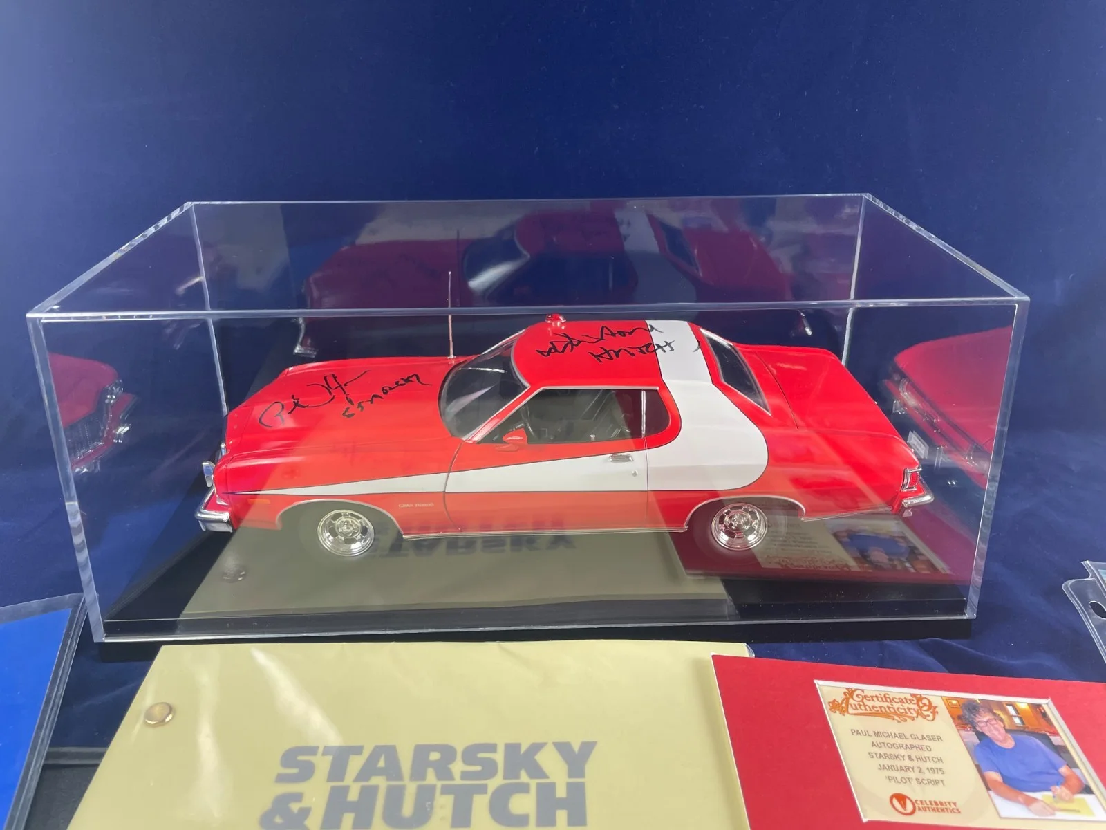 Starsky, Hutch — Authentic Signed Starsky & Hutch Car, Pilot Script, and Photos, all with COA's!, image 2