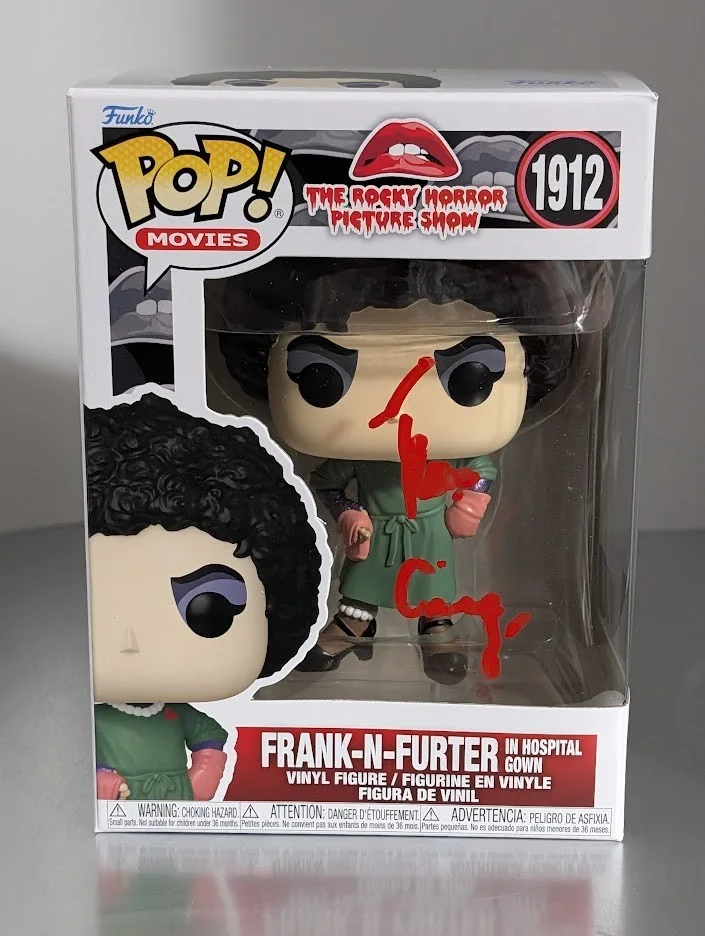 Tim Curry — Tim Curry Signed Funko Pop #1912 Frank-N-Furter The Rocky Horror Picture Show