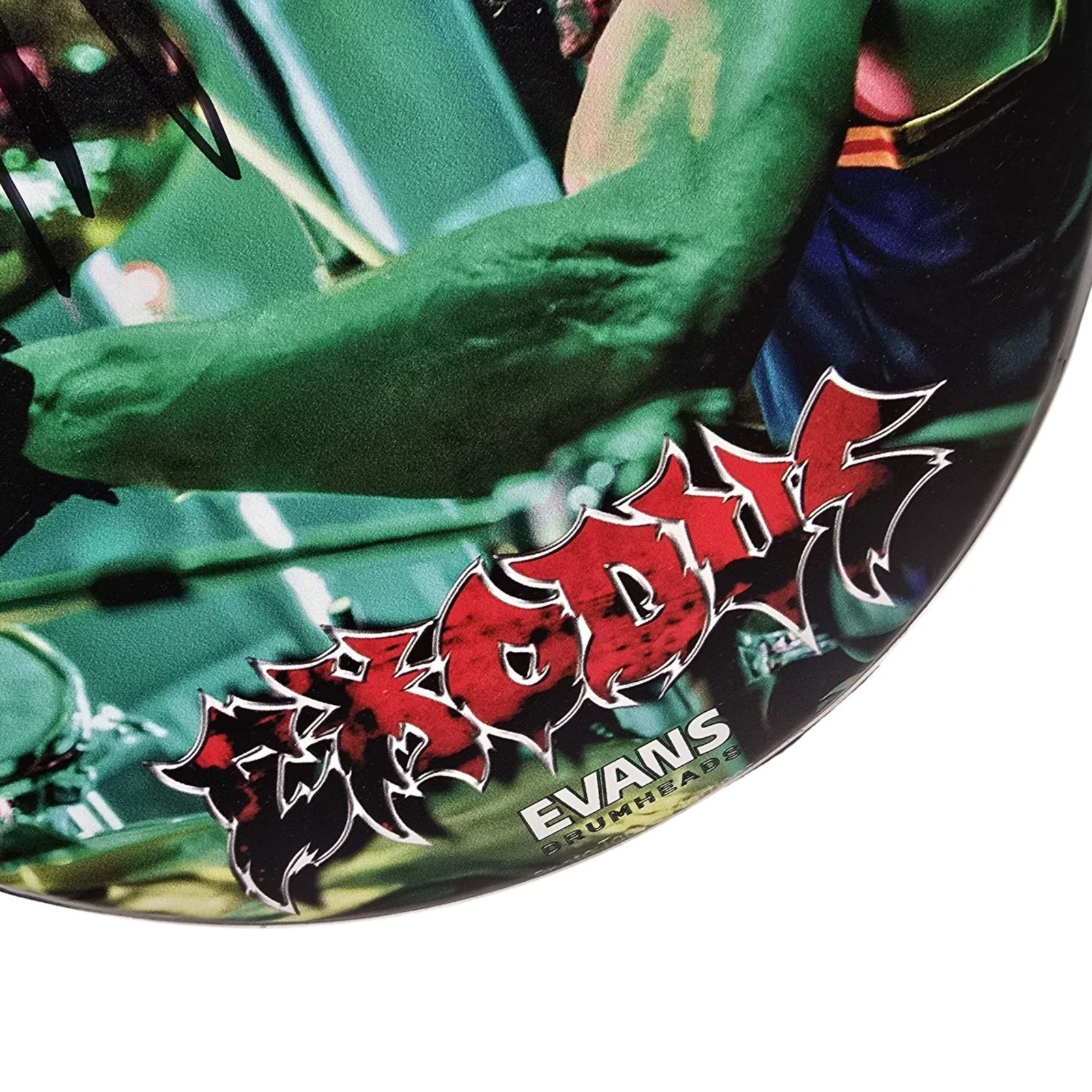 Exodus Large Signed Drumhead Tom Hunting (Thrash Metal, Heavy Metal), изображение 3
