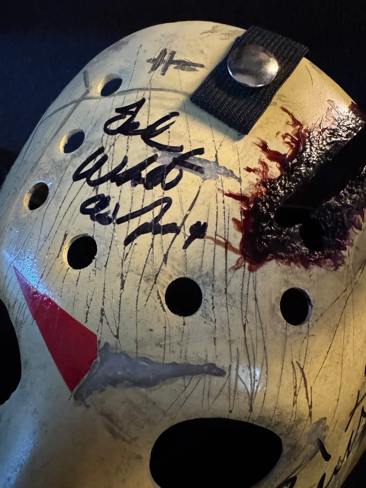 Ted White — Ted White & Tom Savini Signed JASON VOORHEES Mask Friday The 13th Part IV, image 2