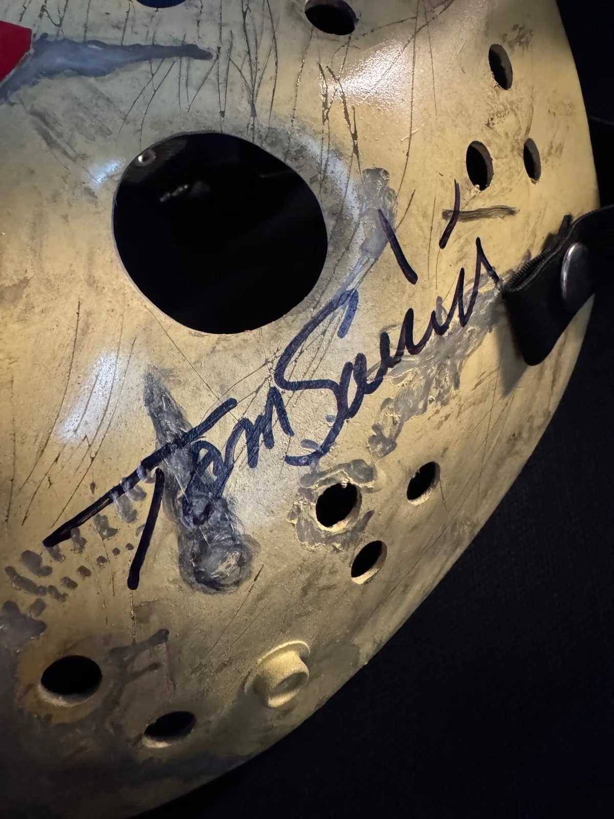 Ted White — Ted White & Tom Savini Signed JASON VOORHEES Mask Friday The 13th Part IV, image 3