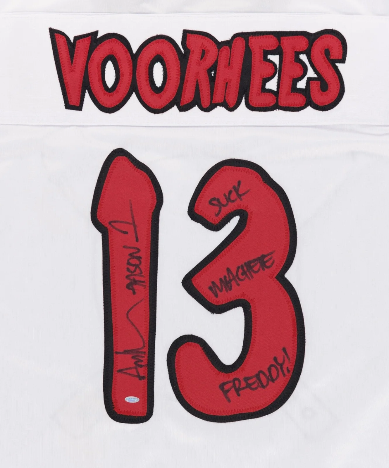 Ari Lehman — Ari Lehman Signed Hockey Jersey Inscribed Twice- Jason Voorhees Friday the 13th, изображение 3