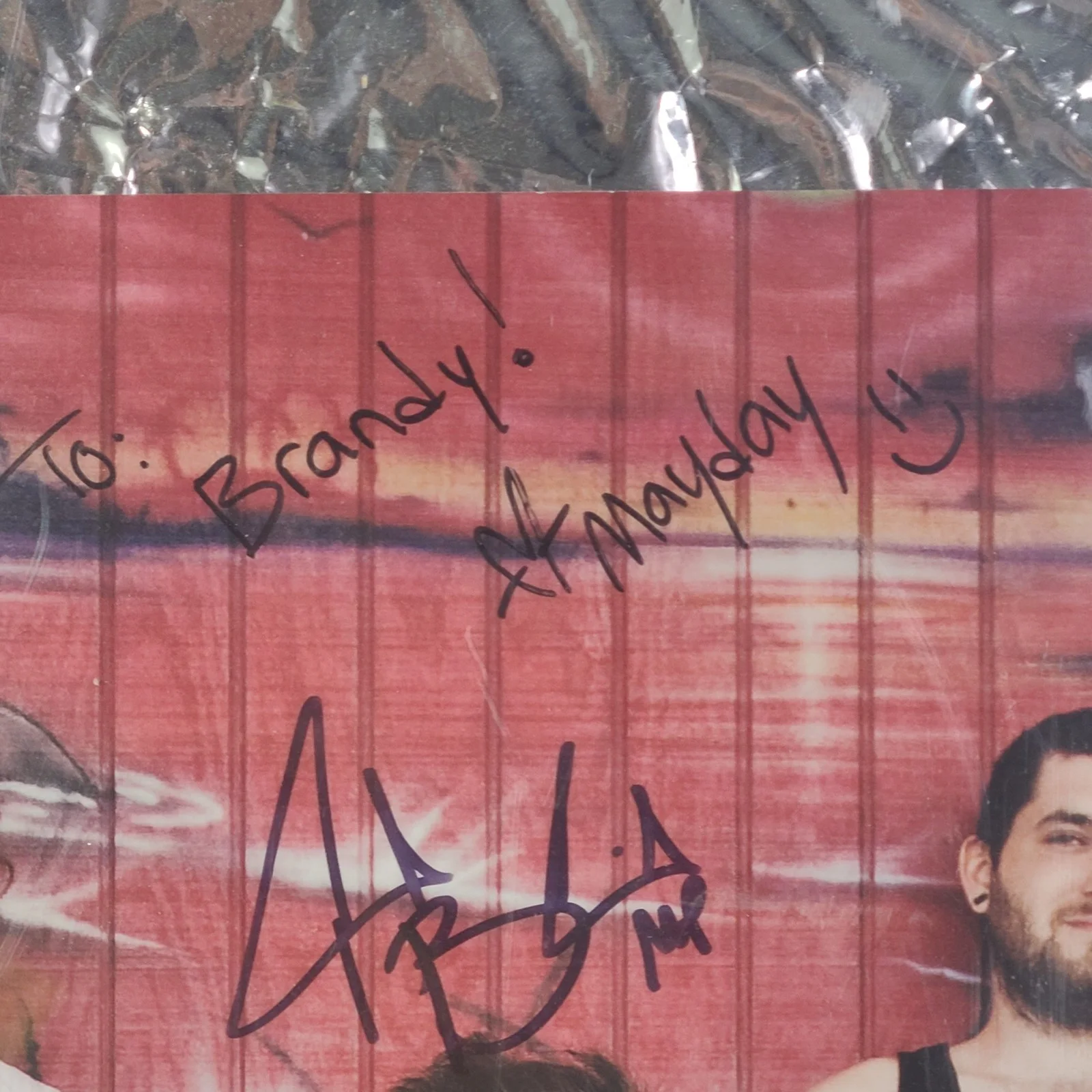 MAYDAY PARADE SIGNED AUTOGRAPH Monsters in the Closet 18x24 promo poster, image 2
