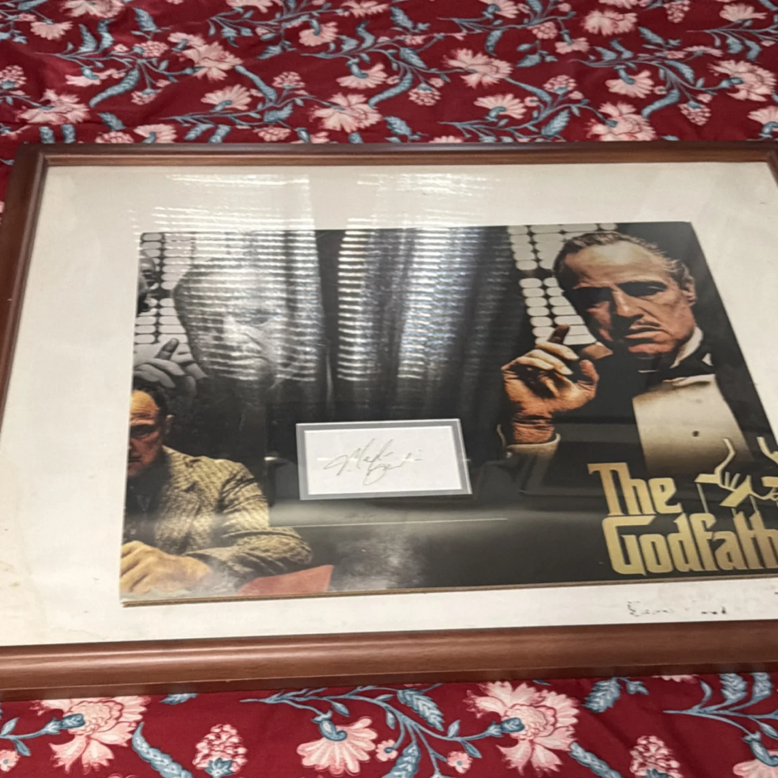 The Godfather Original Autographed Poster Framed Movie Collectible, изображение 3