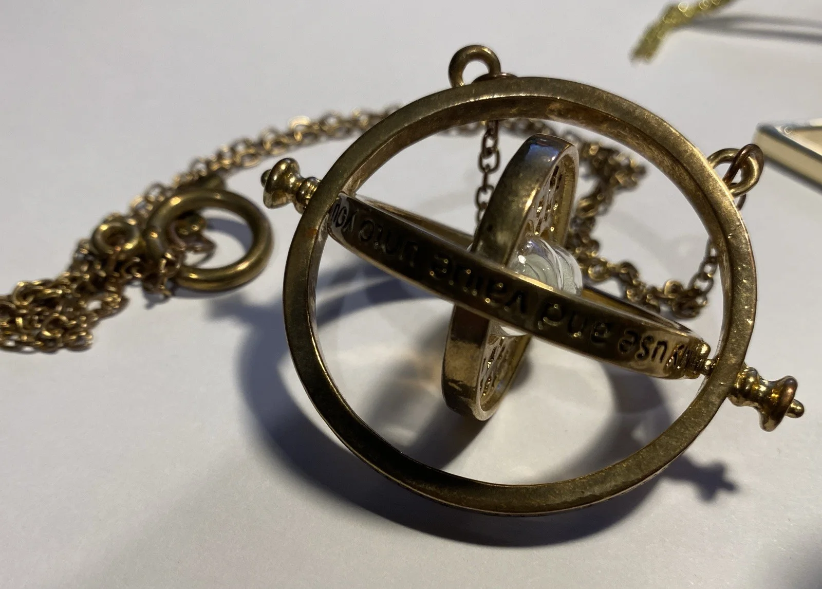 HARRY POTTER TIME TURNER REPLICA, SCAR CHARM, DEATHLY HALLOWS ORNAMENT, EARRINGS, изображение 3