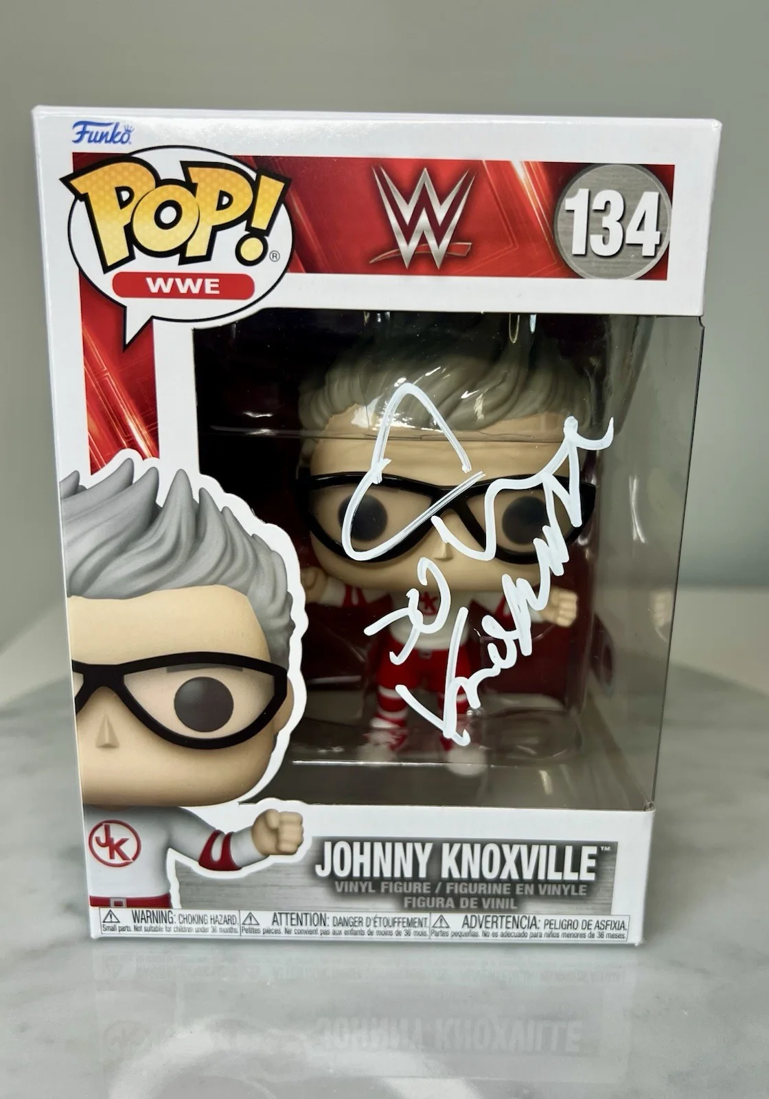 Johnny Knoxville — Johnny Knoxville Signed Funko Certified