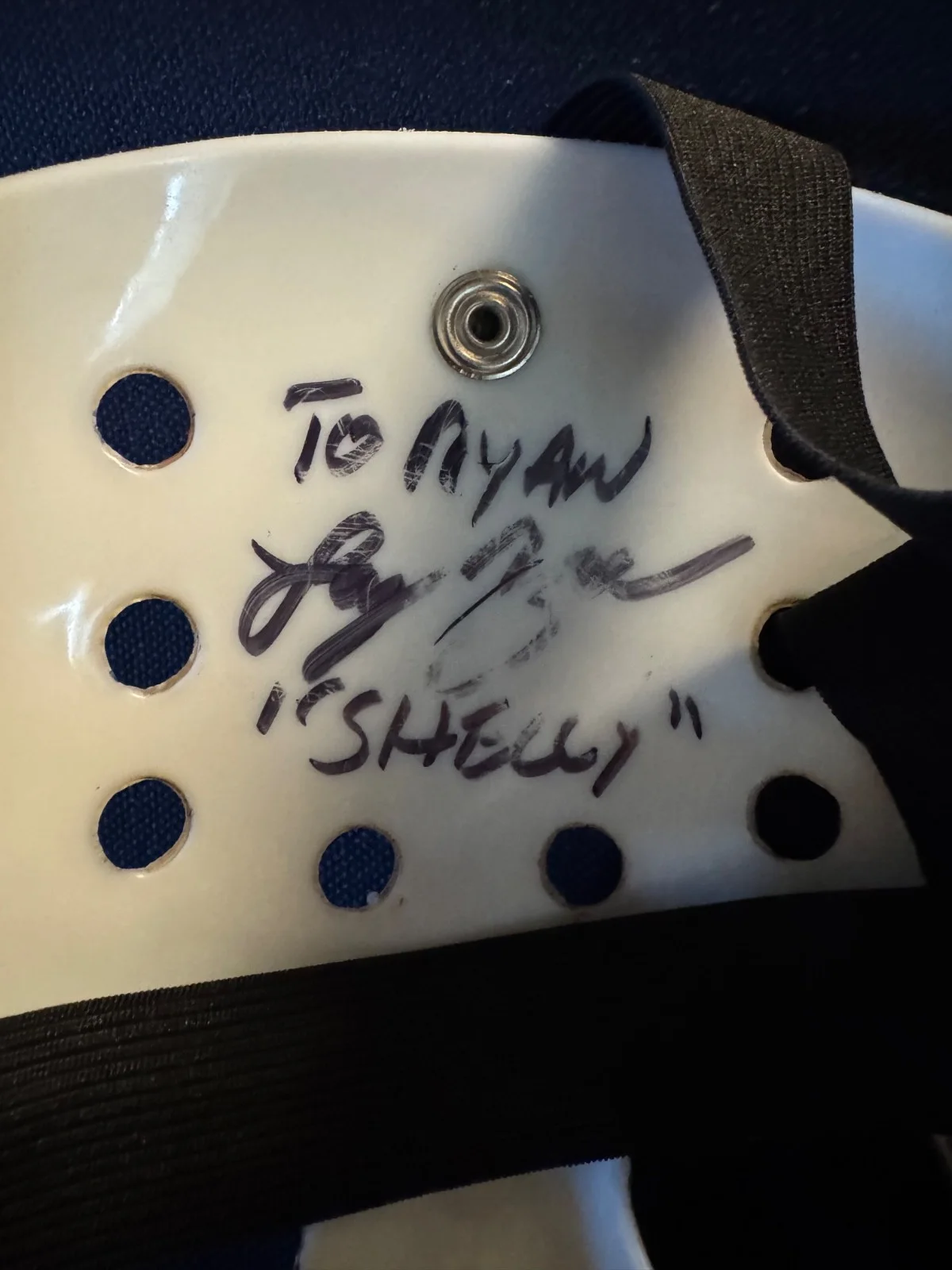 Kane Hodder — KANE HODDER & Larry Zerner (Shelly) Signed Jason Voorhees Mask Friday the 13th, image 3