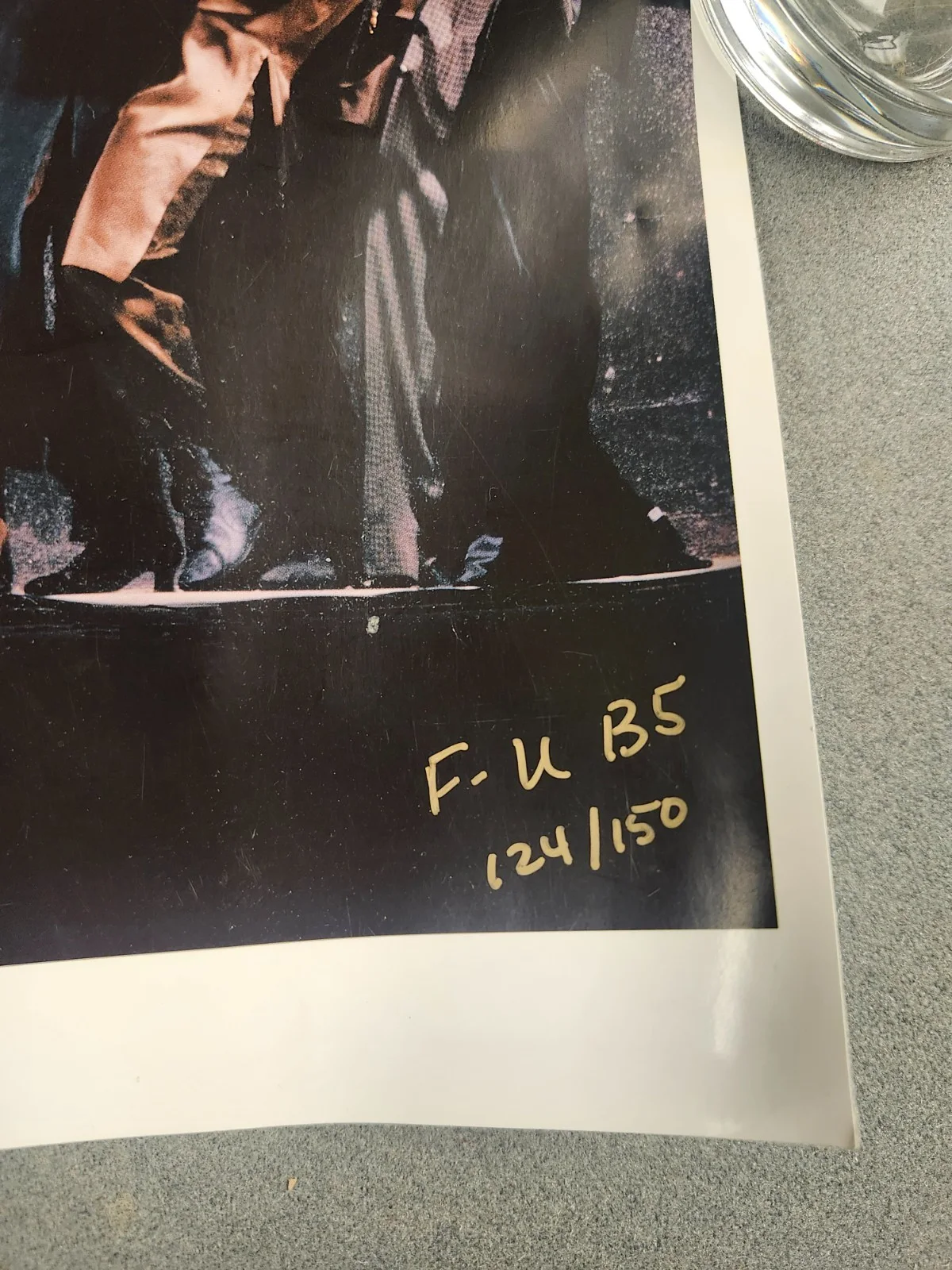 Jerry Doyle — Rare Jerry Doyle Signed Babylon 5 Cast Poster F.U. B5 middle finger numbered 124, image 5