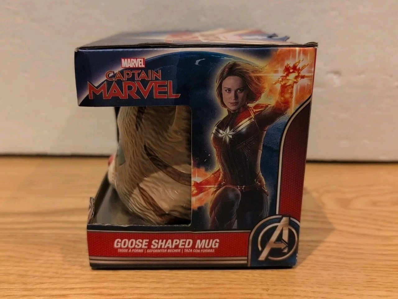 Captain Marvel Goose Cat Shaped 3d Ceramic Mug Official Merchandise Paladone New, image 5