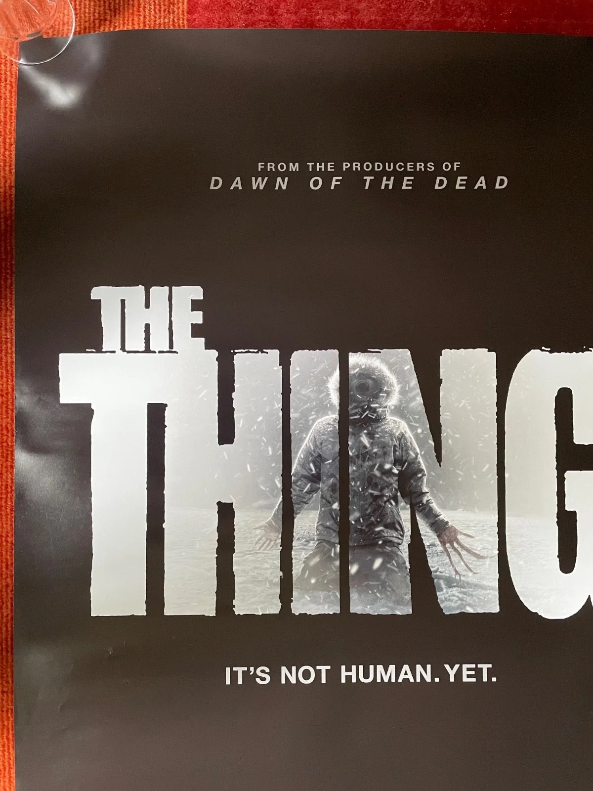 The Thing (2011) Original One Sheet Movie Poster Mary Elizabeth Winstead, image 2