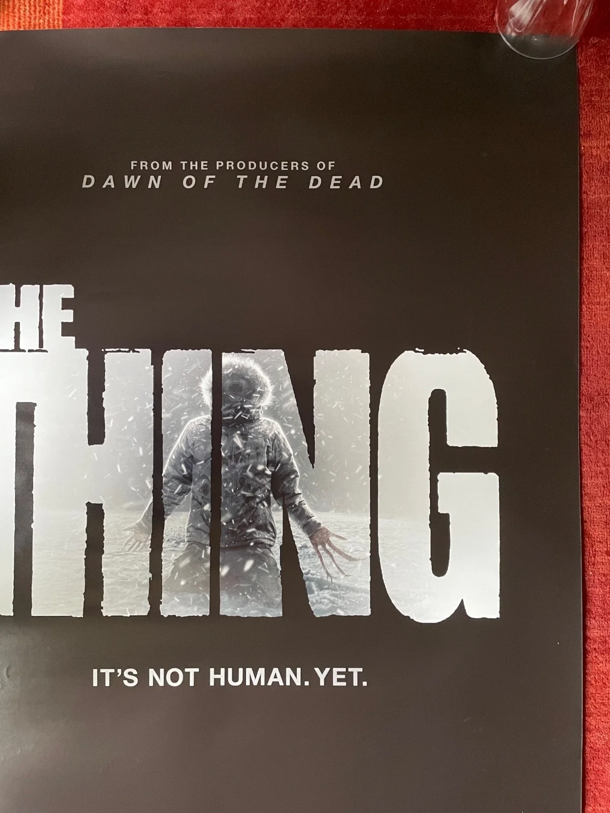 The Thing (2011) Original One Sheet Movie Poster Mary Elizabeth Winstead, image 3