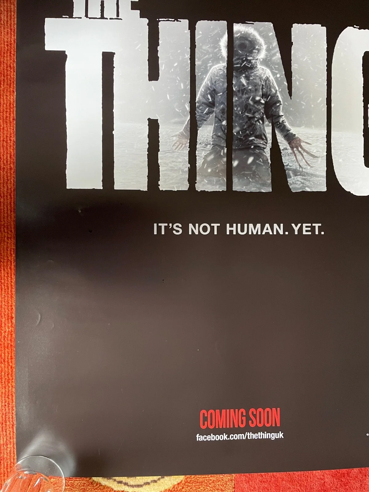 The Thing (2011) Original One Sheet Movie Poster Mary Elizabeth Winstead, image 4
