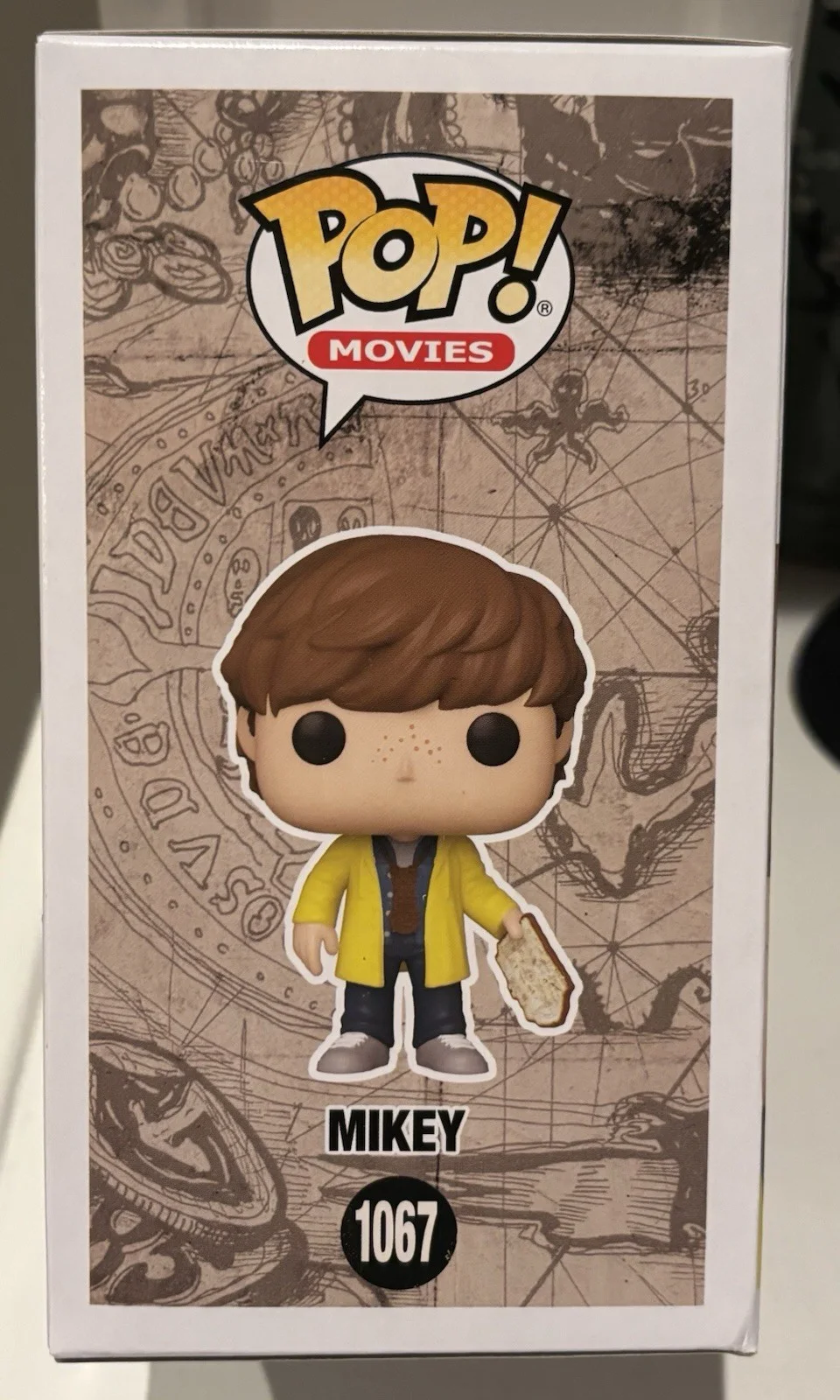 Sean Astin — Funko Pop 1067 The Goonies Mikey with map Sean Astin Autograph Mint Box JSA COA, изображение 2