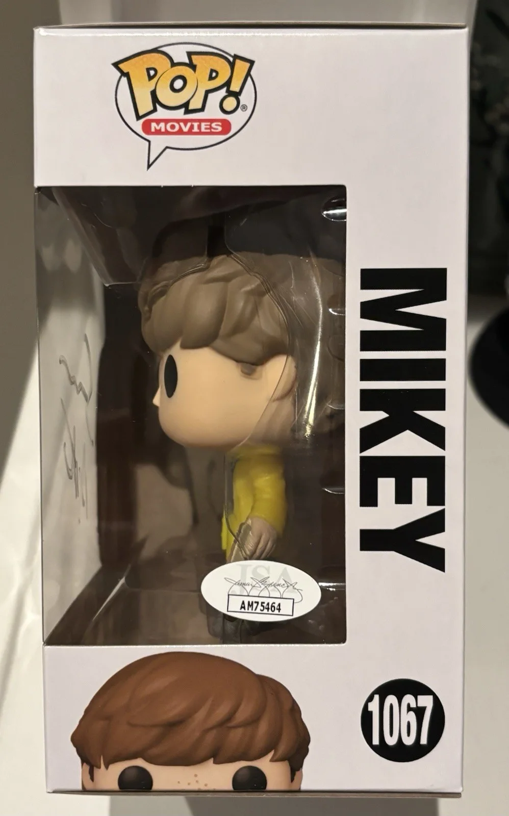 Sean Astin — Funko Pop 1067 The Goonies Mikey with map Sean Astin Autograph Mint Box JSA COA, изображение 4