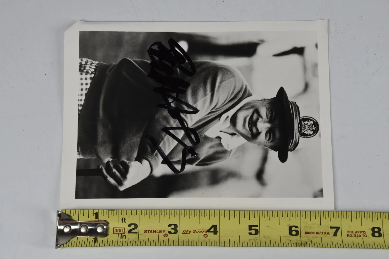 Vintage Bob Hope Golfing Autographed 5x7" B&W Photograph COA, изображение 5