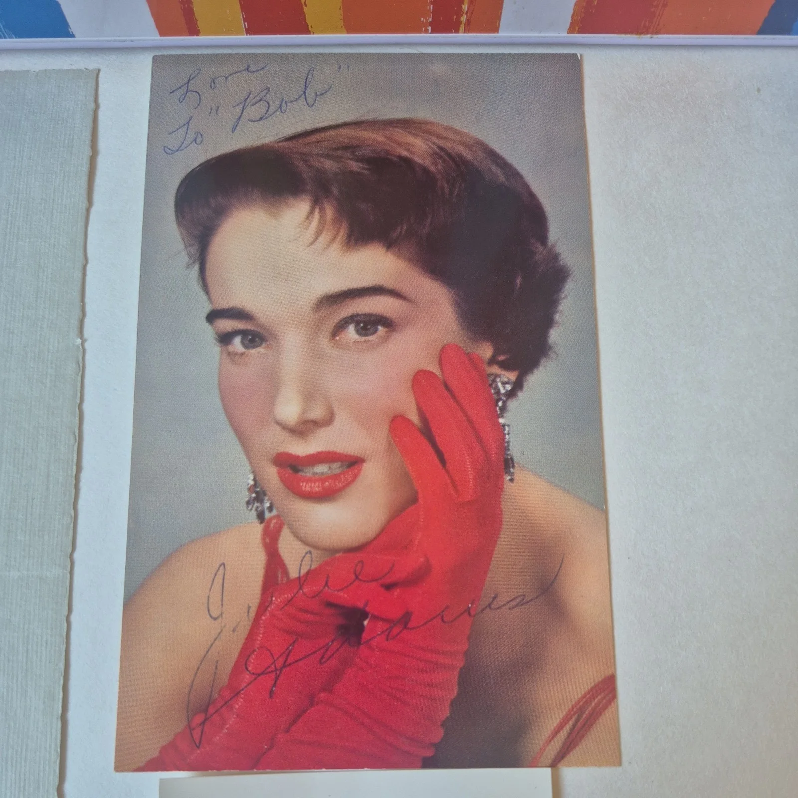 Julie Adams — Set of 3 JULIE ADAMS Autographed photos with letter & envelopes, actress, изображение 3