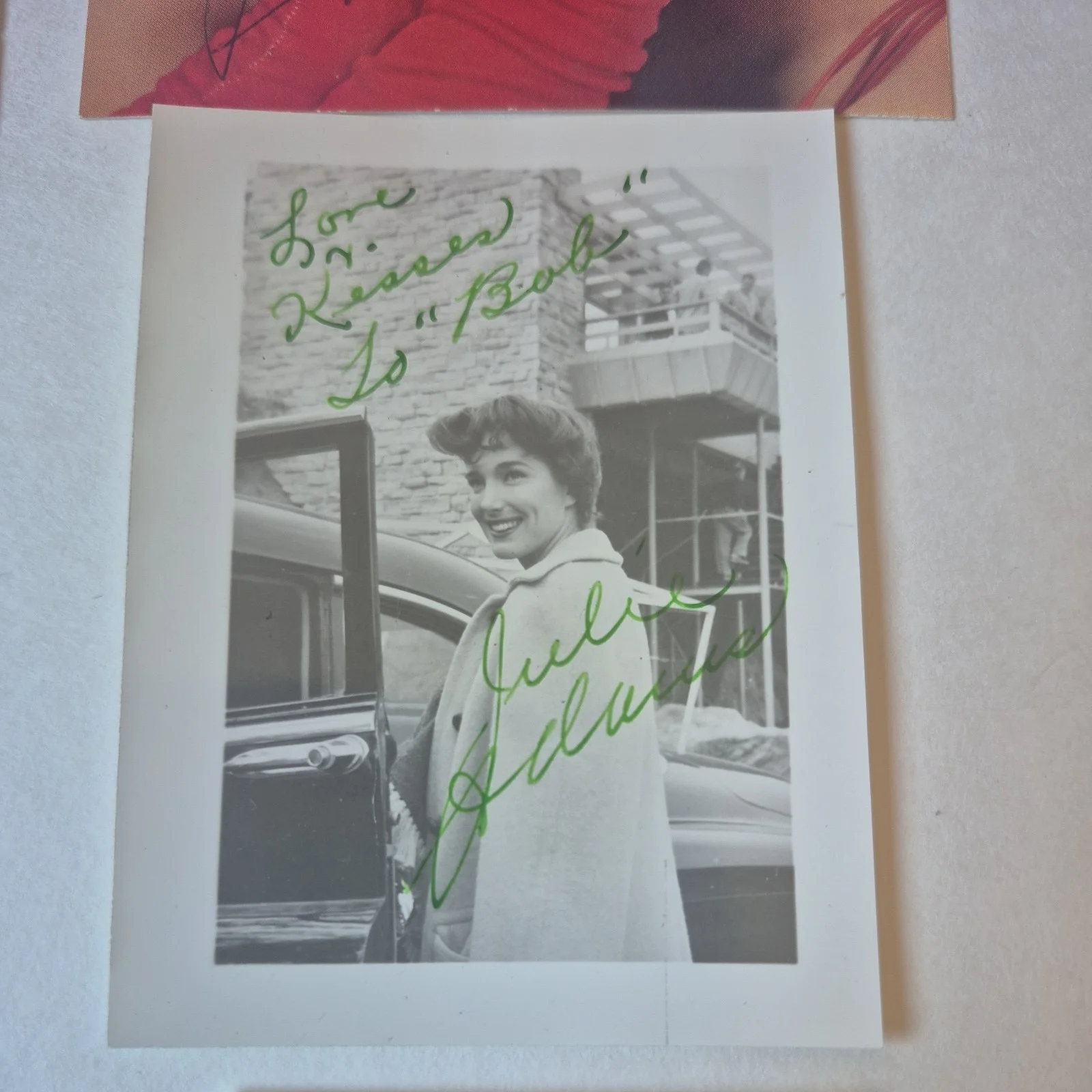 Julie Adams — Set of 3 JULIE ADAMS Autographed photos with letter & envelopes, actress, изображение 4