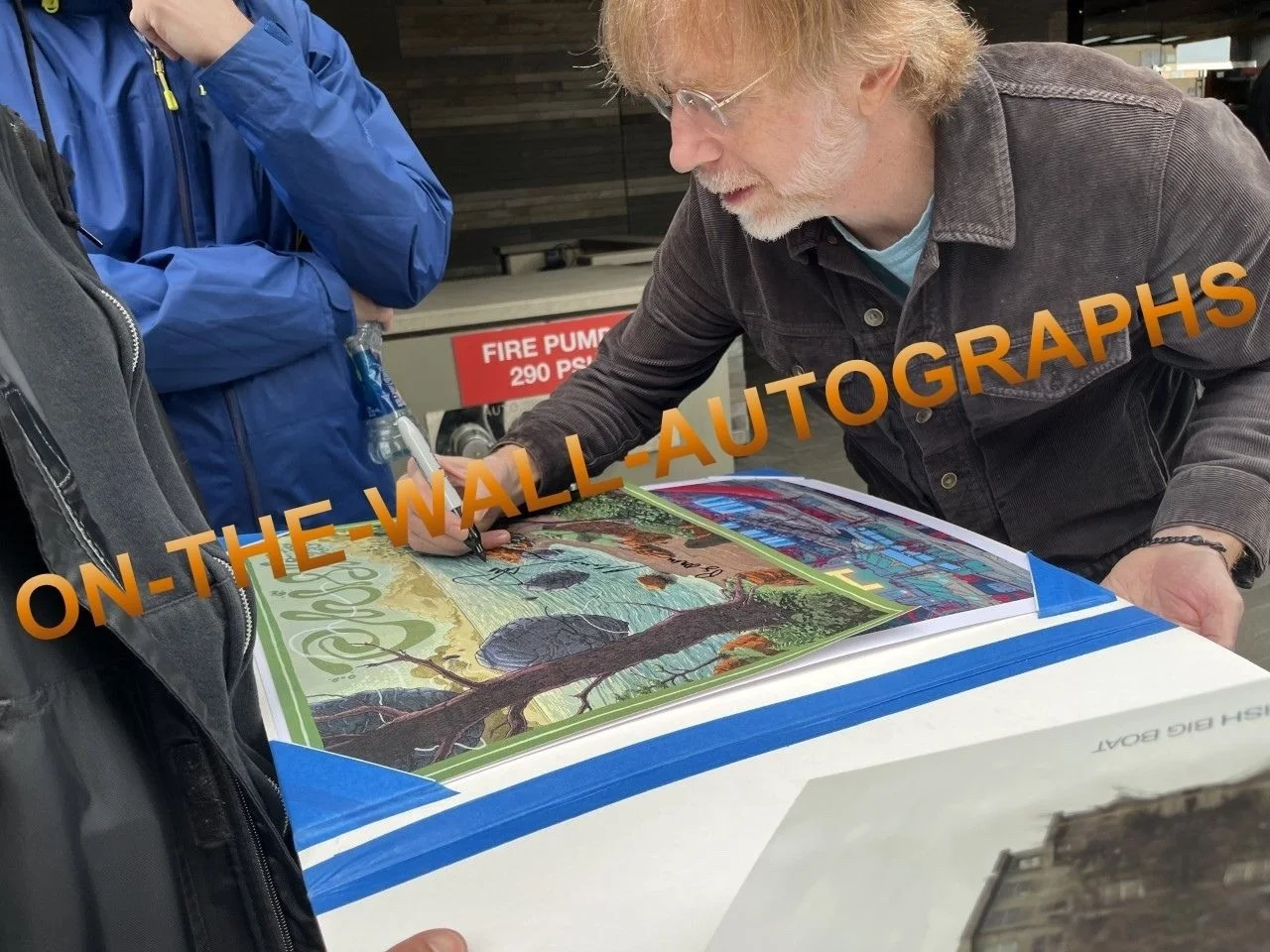 PHISH HAND SIGNED AUTOGRAPHED 2023 TOUR CONCERT POSTER BY 3 RARE W/ EXACT PROOF!, image 5