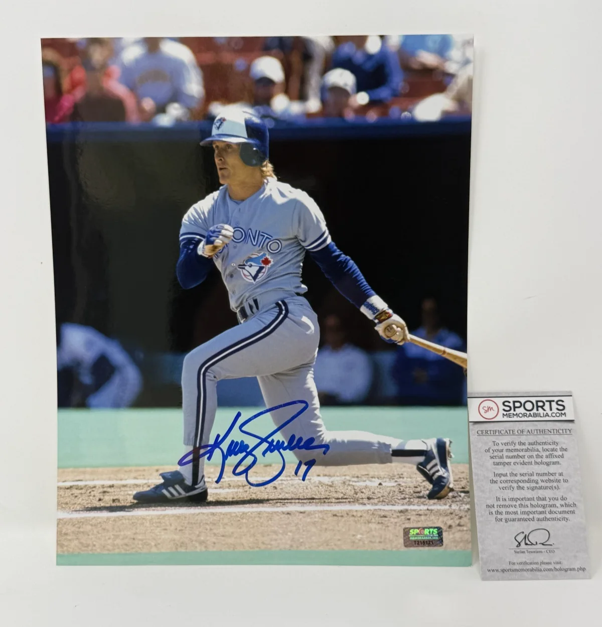 KELLY GRUBER #17 SIGNED 8 X 10 PHOTO COA, изображение 3