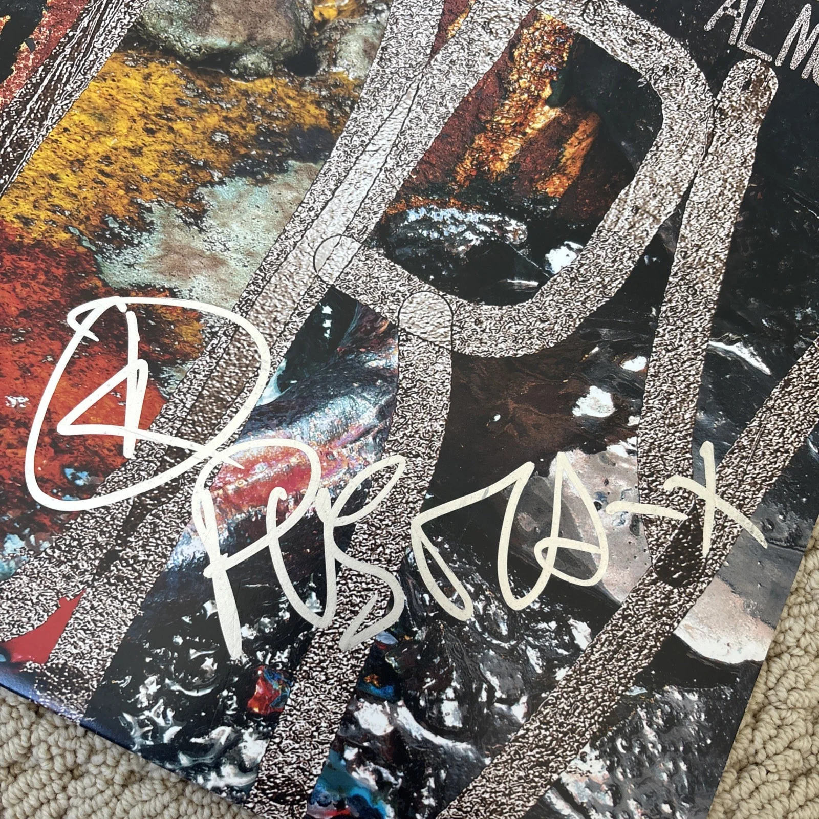 Pusha T Signed It’s Almost Dry Vinyl Record Album BAS Authentic Auto Rapper, image 2