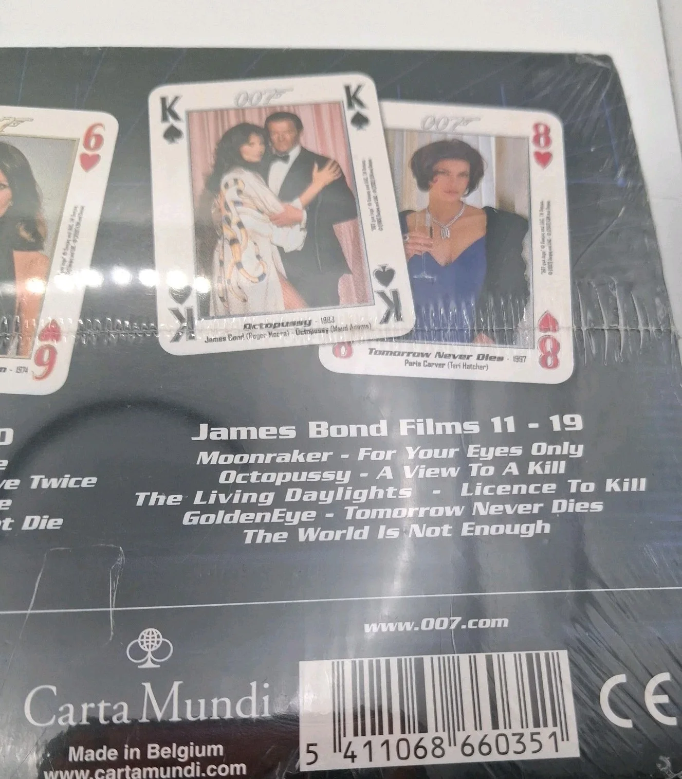 James Bond 007 40th Anniversary Double Deck Limited Edition Sealed Playing Cards, image 5