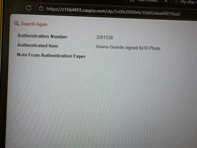 Ariana Grande Autographed Picture, image 3