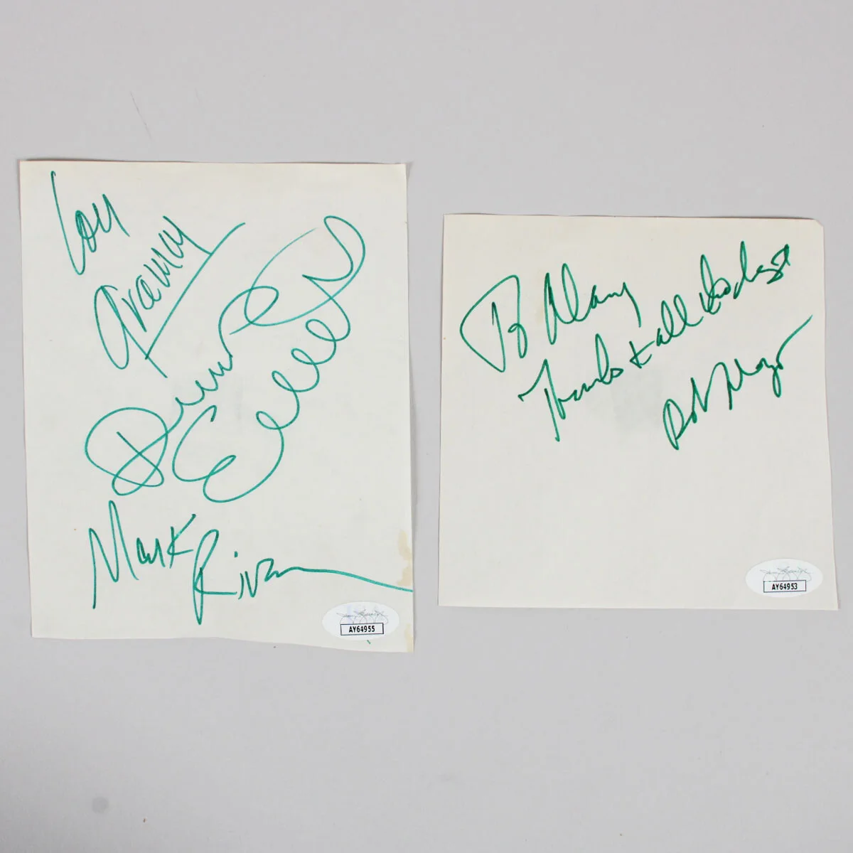 Foreigner Band Signed Cuts (4) Mick Jones, Lou Gramm, Bruce Watson, Rick Will..., изображение 3