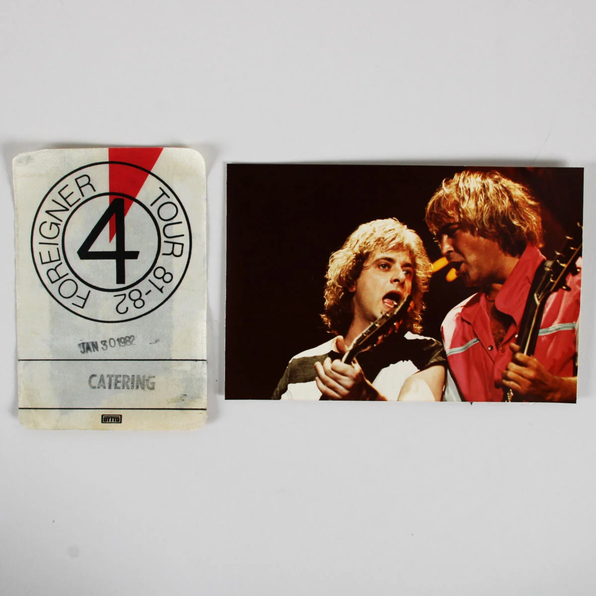Foreigner Band Signed Cuts (4) Mick Jones, Lou Gramm, Bruce Watson, Rick Will..., изображение 4