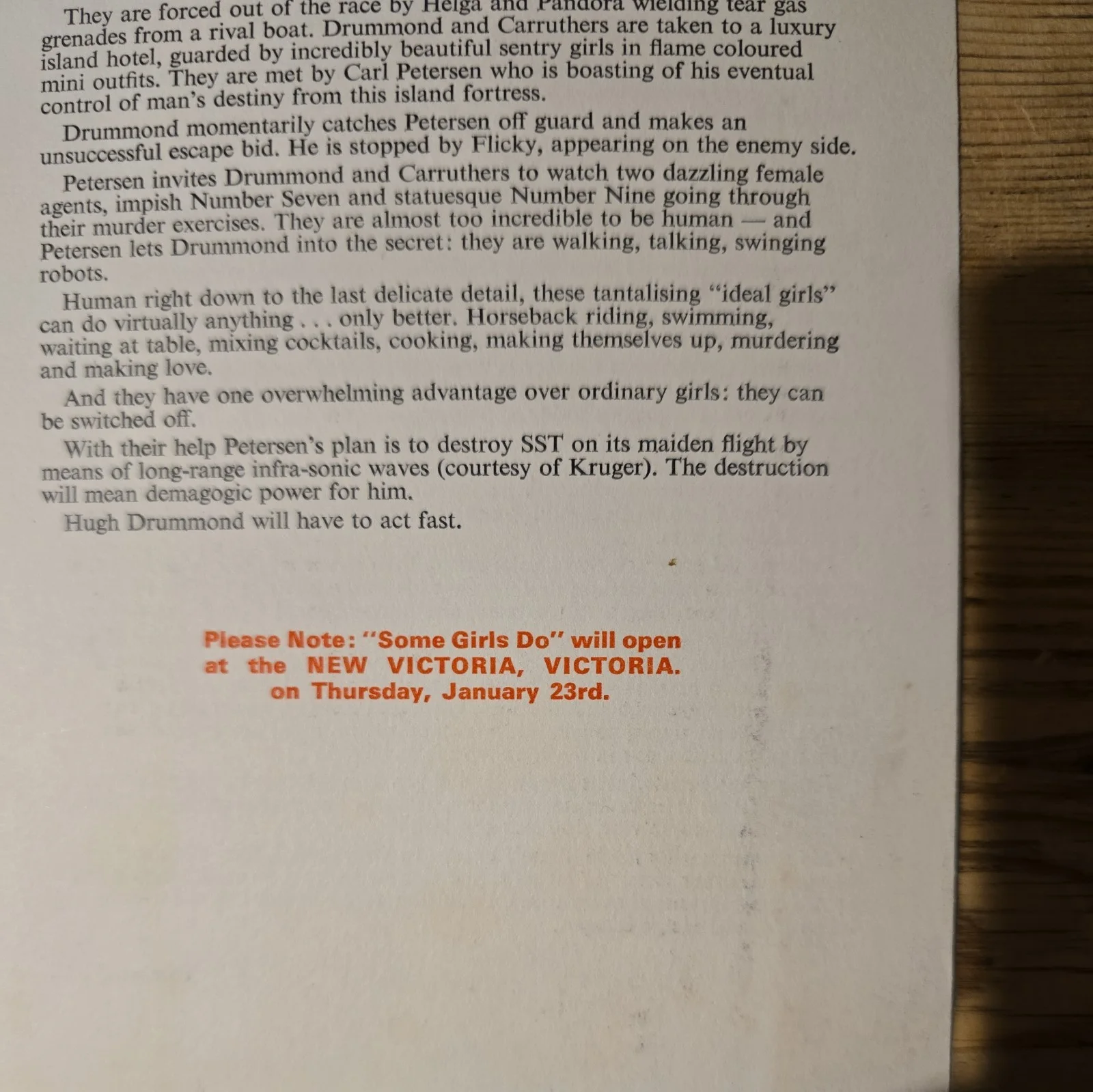 SOME GIRLS DO 1969 UK press booklet Richard Johnson Daliah Lavi Beba Loncar, изображение 2