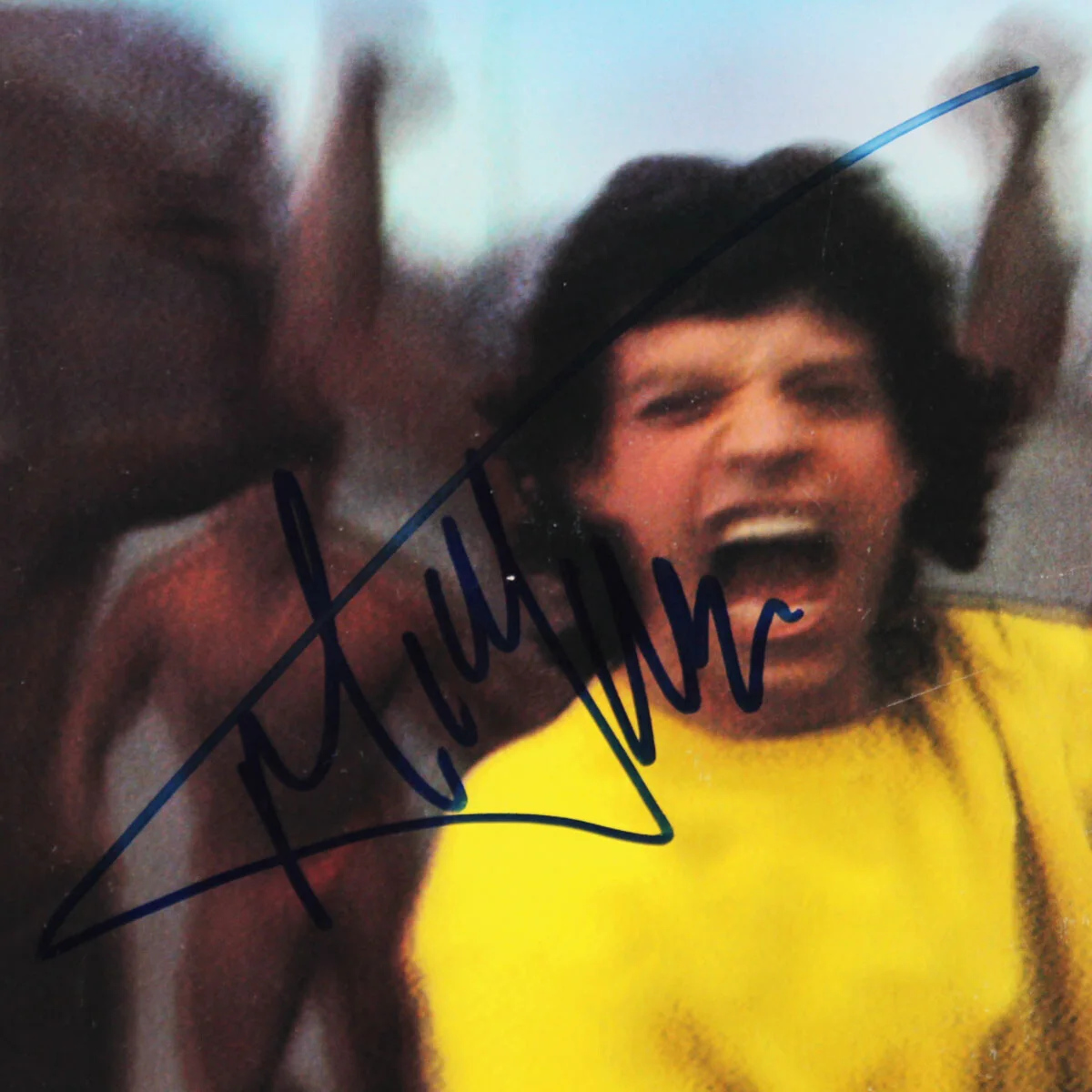 Mick Jagger Signed Record Album Display Let's Work - COA PSA/DNA, image 2