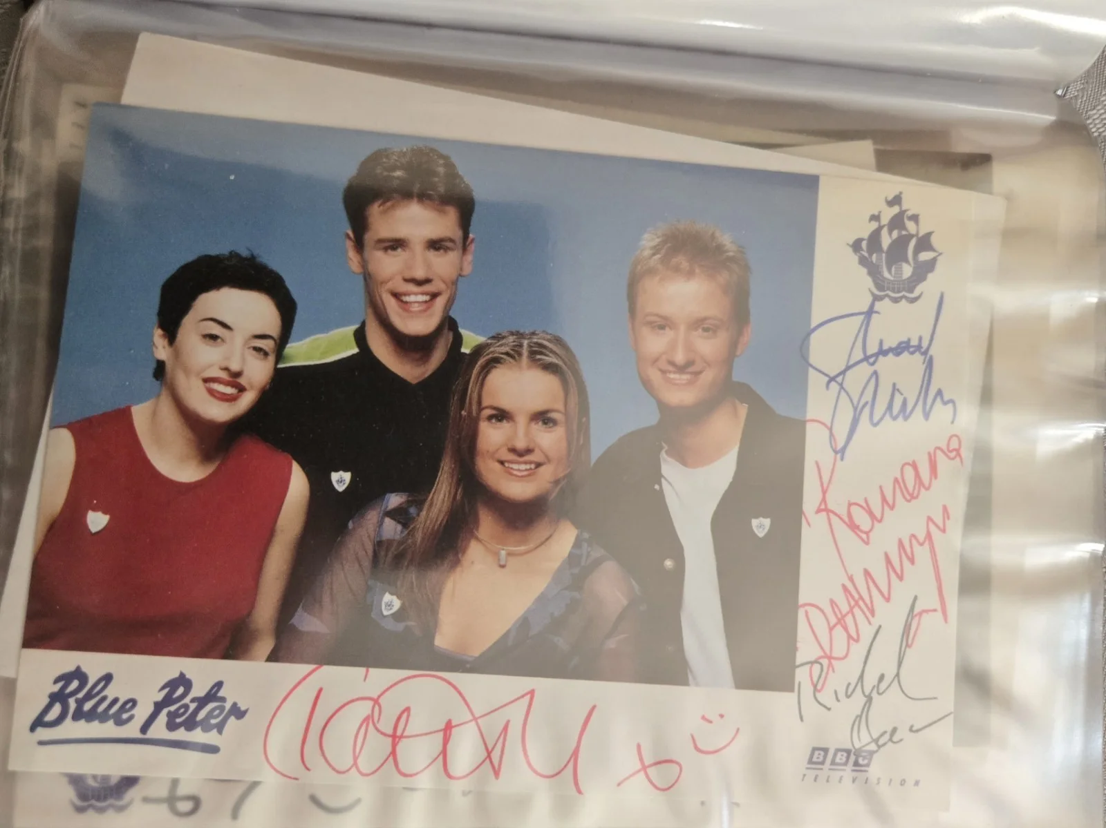 Cast Members — Blue Peter Signed Autograph Photo Job Lot BBC Presenters & Pets Collection Album, image 2