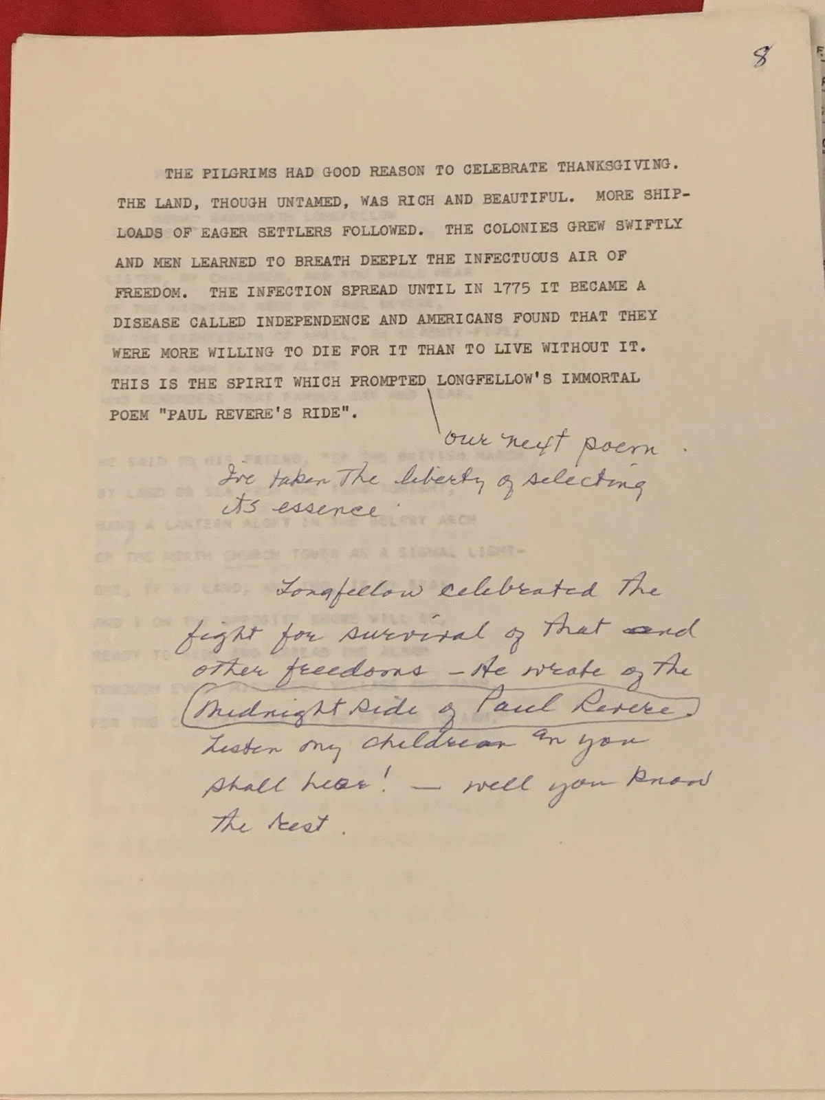 Vincent Price — Vincent Price Estate Fascinating 58 Page Script With Handwritten Notes! 20i, image 2