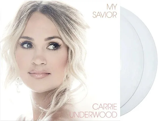 Carrie Underwood signed 2021 My Savior 11x11 Art Insert Vinyl/Record Framed- COA, image 4