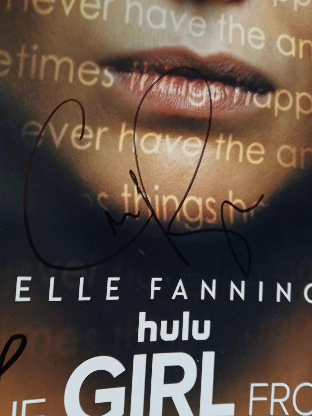 elle fanning — ELLE FANNING/ COLTON RYAN 🔥 Hand Signed THE GIRL FROM PLANVILLE 11X17 📸, изображение 4