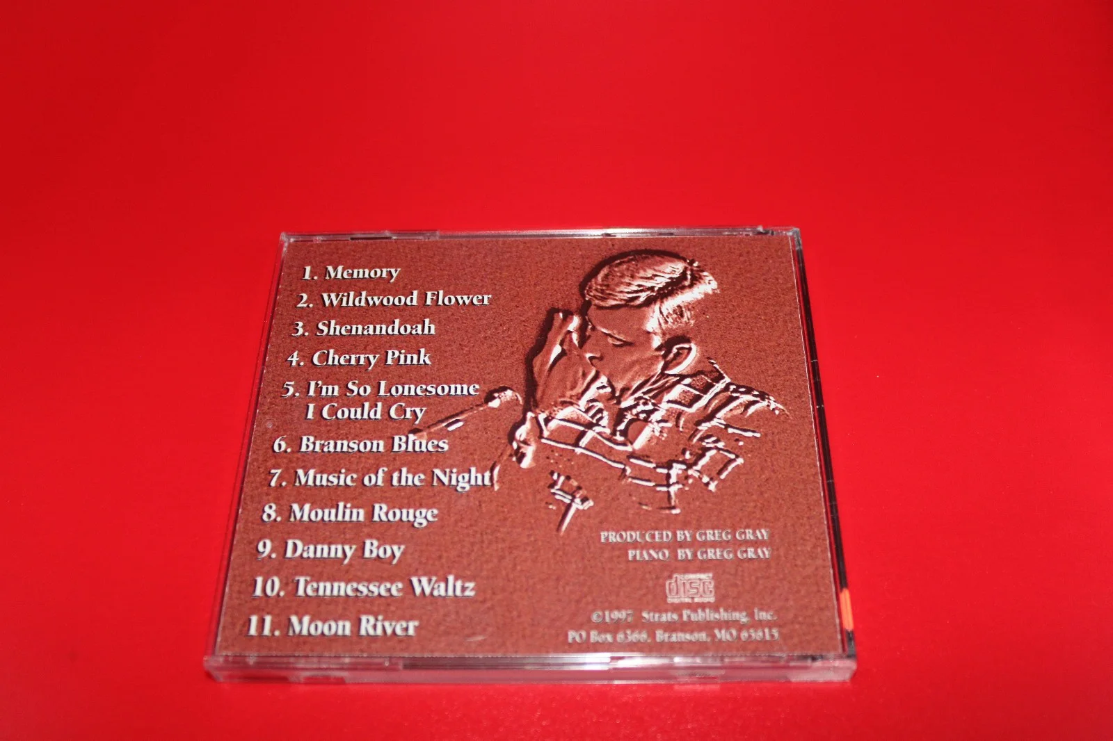 Jim Stafford Plays Harmonica CD Signed Autographed Country Instrumental 1997, изображение 2