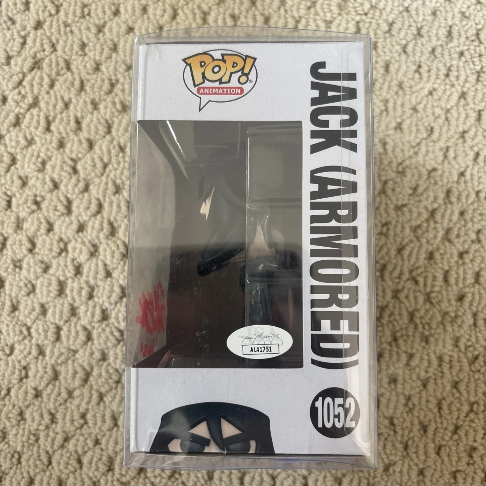 Phil Lamarr — Phil Lamarr Signed Samurai Jack Armored Funko Pop Figure JSA Authentic Auto, image 2