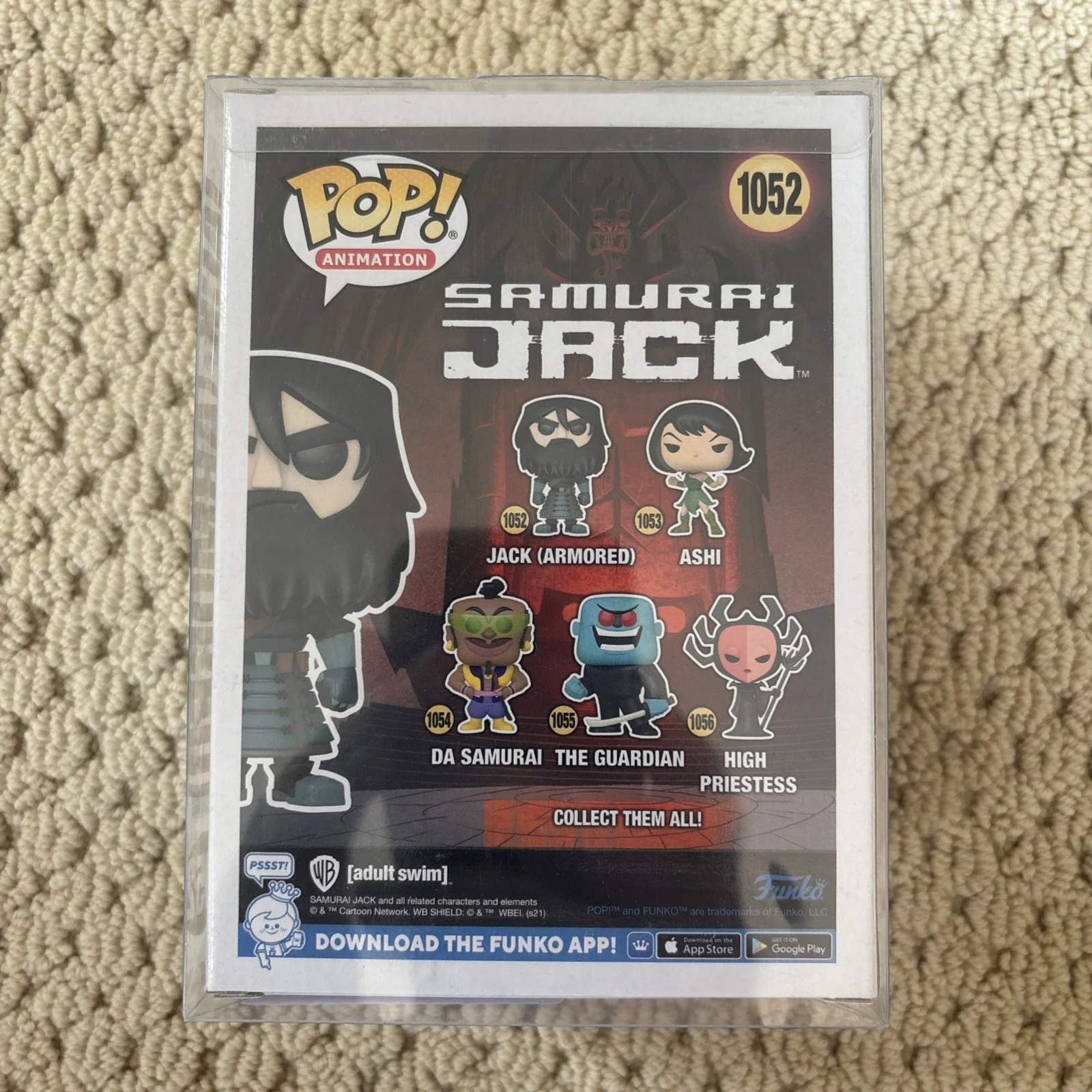 Phil Lamarr — Phil Lamarr Signed Samurai Jack Armored Funko Pop Figure JSA Authentic Auto, image 3