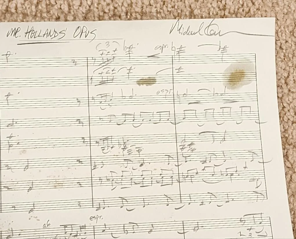 Michael Kamen — Mr. Holland's Opus Original Movie Score Michael Kamen PSA DNA Signed Autograph, image 3