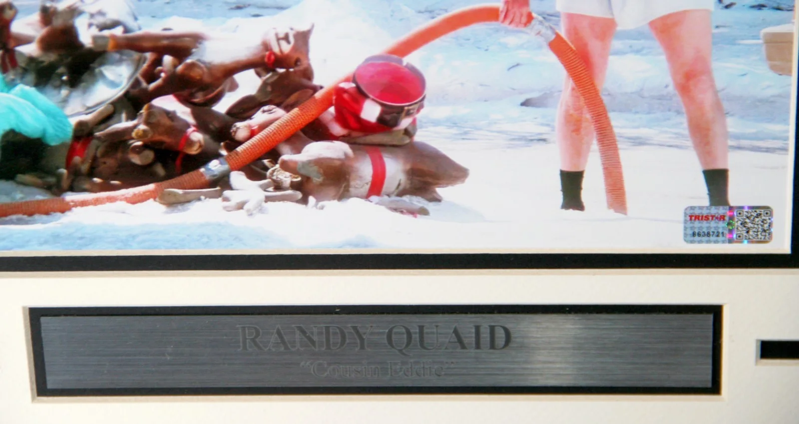 Randy Quaid — Randy Quaid Signed Framed 10x8 Photo Christmas Vacation Cousin Eddie TRISTAR, изображение 3