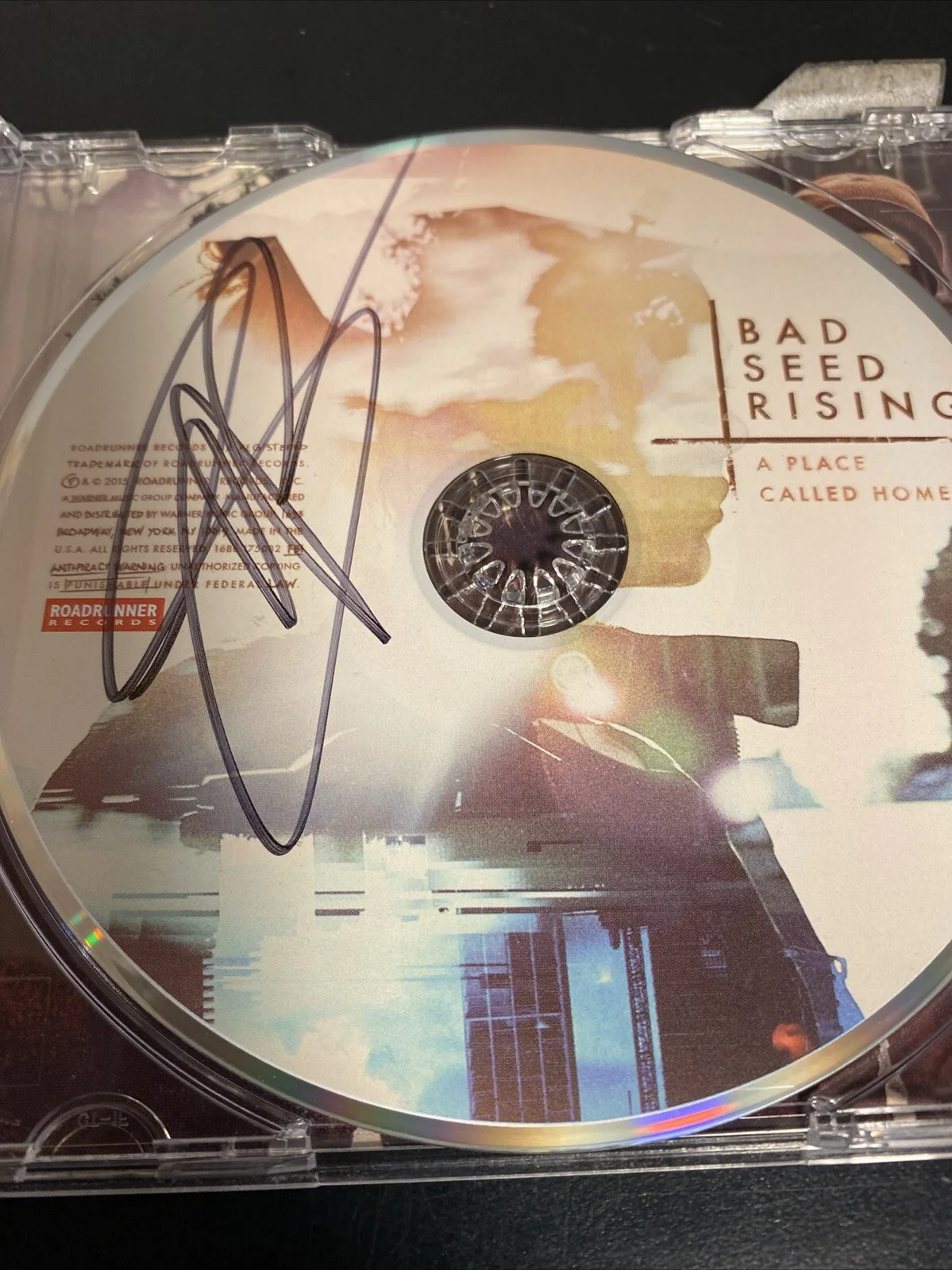 Autographed Cd Signed Bad Seed Rising, image 3