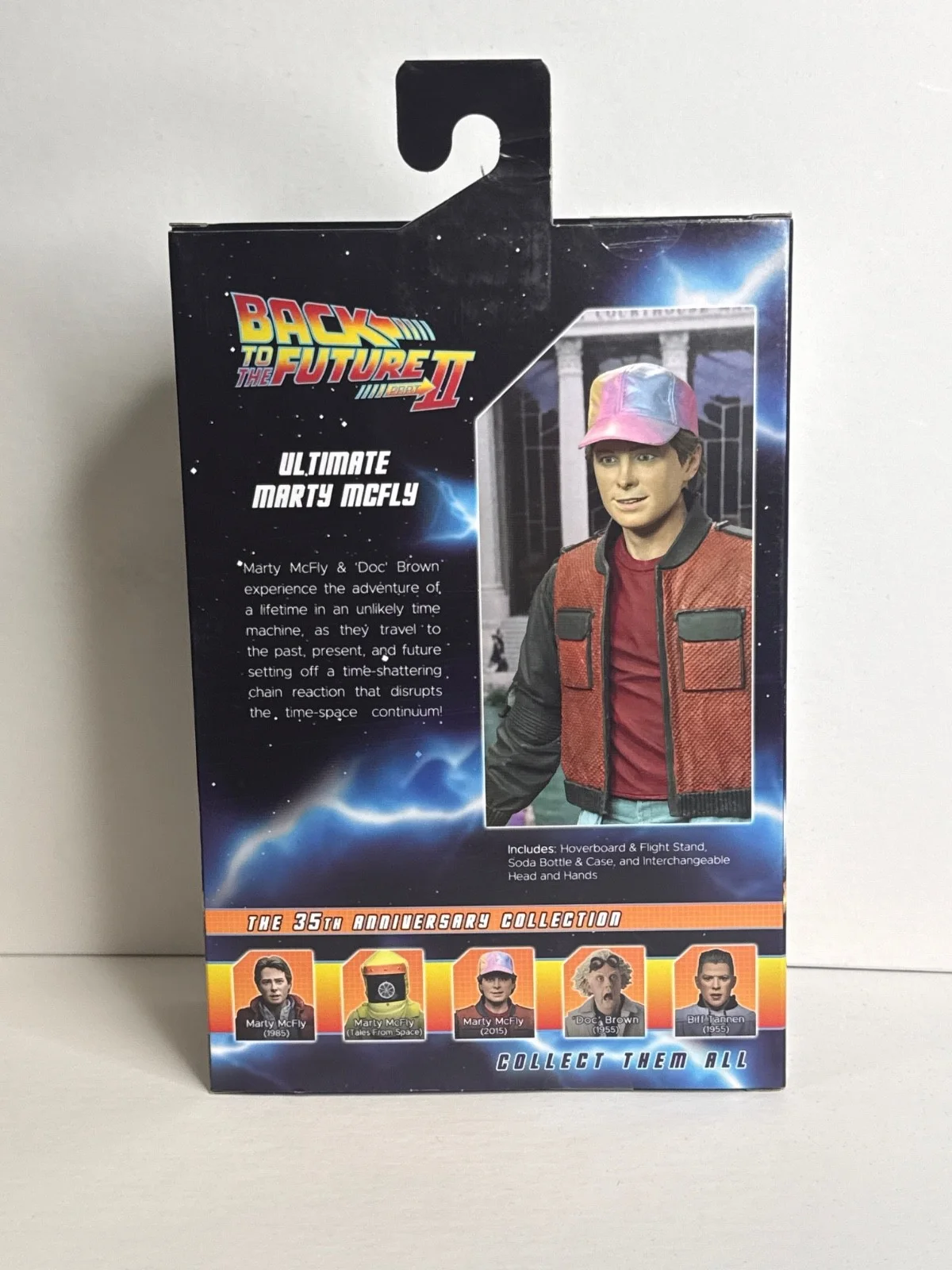 Michael J Fox — Michael J Fox Signed Neca Back To The Future II Ultimate Marty McFly Figure PSA, image 4