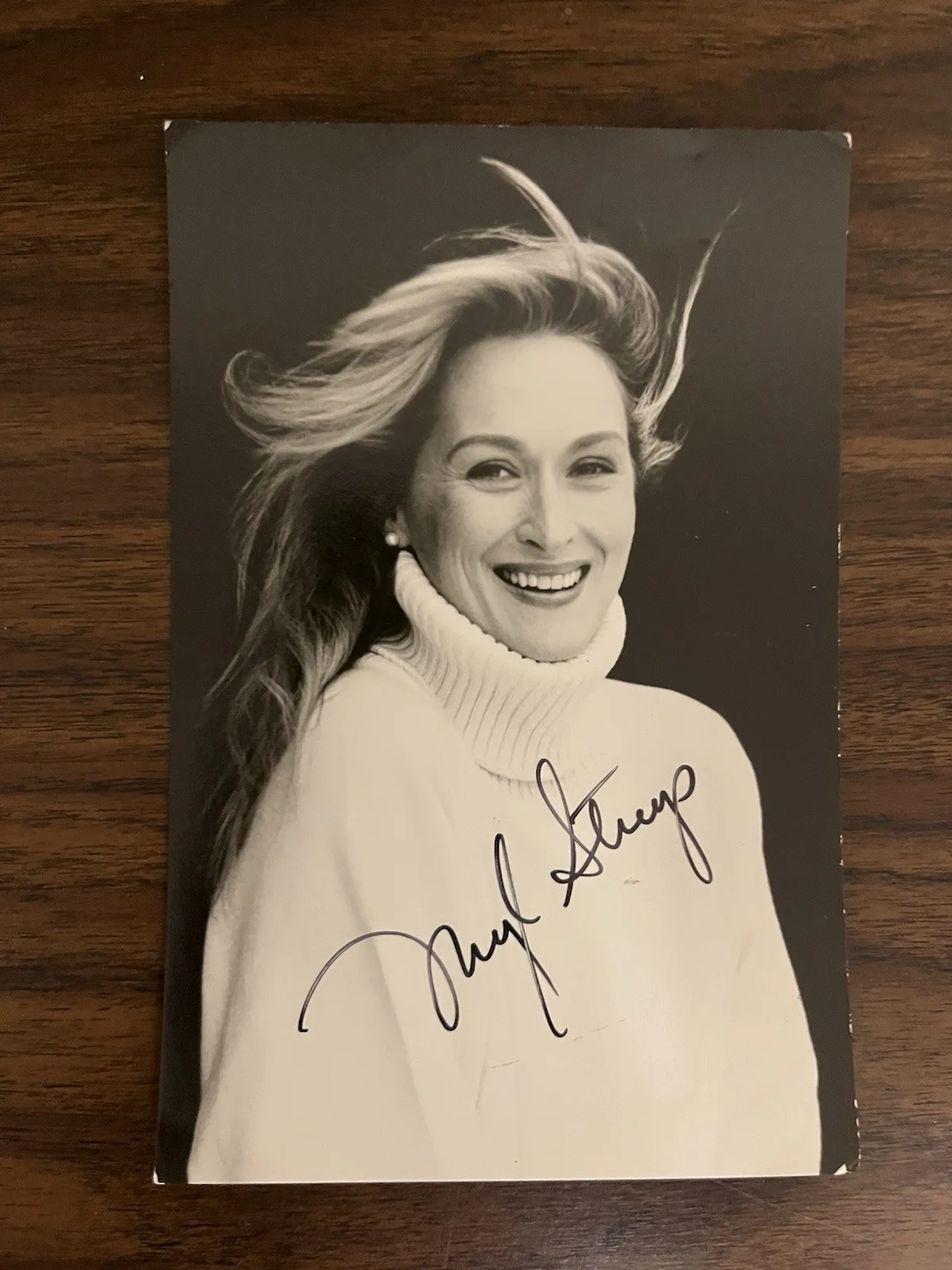 Meryl Streep — Signed Meryl Streep 6x4 Photo Autograph Actress Hollywood Film Memorabilia