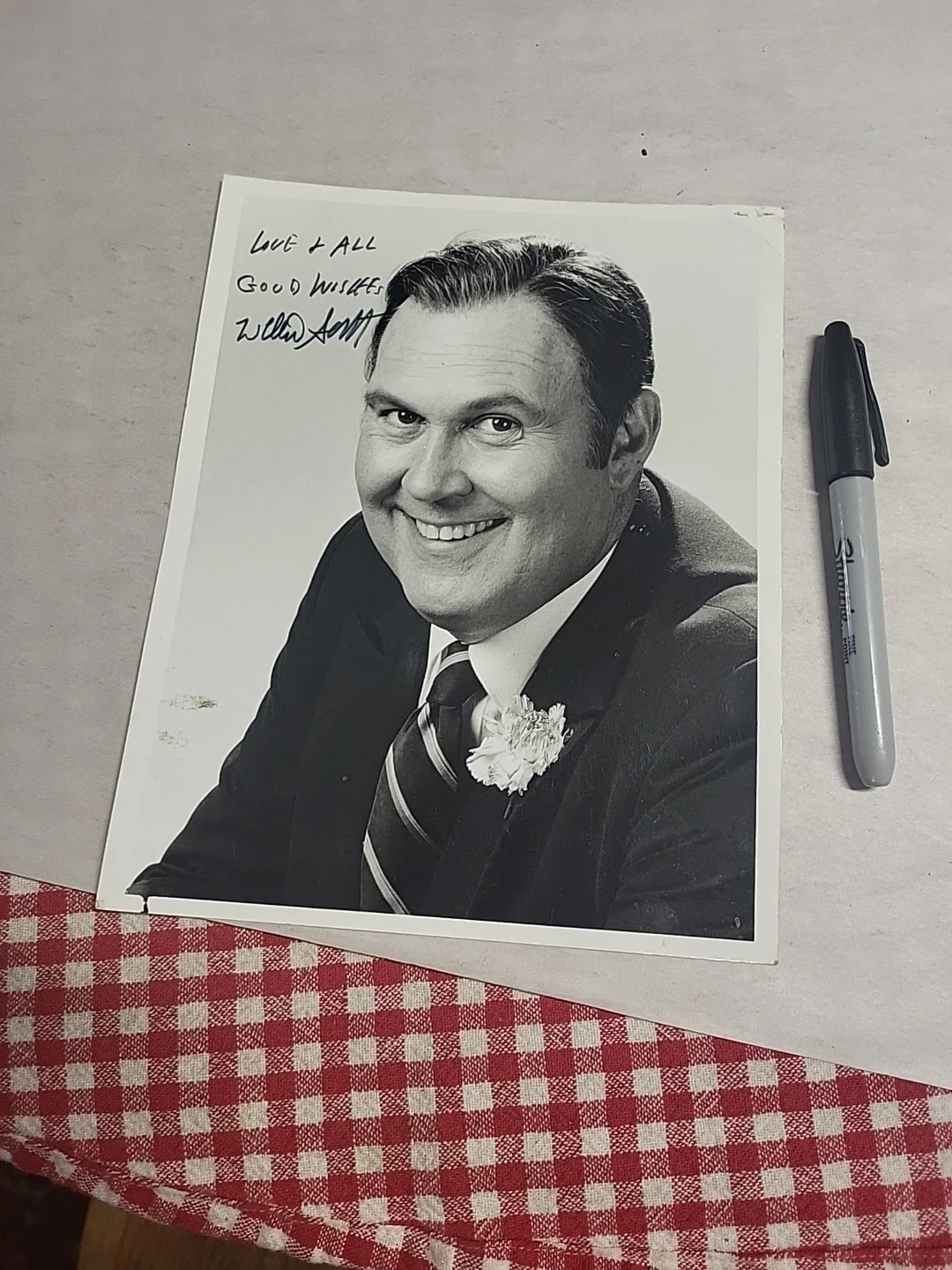 Willard Scott SIGNED Photo TV Weatherman Today Bozo Clown Ronald MacDonald NBC, изображение 5