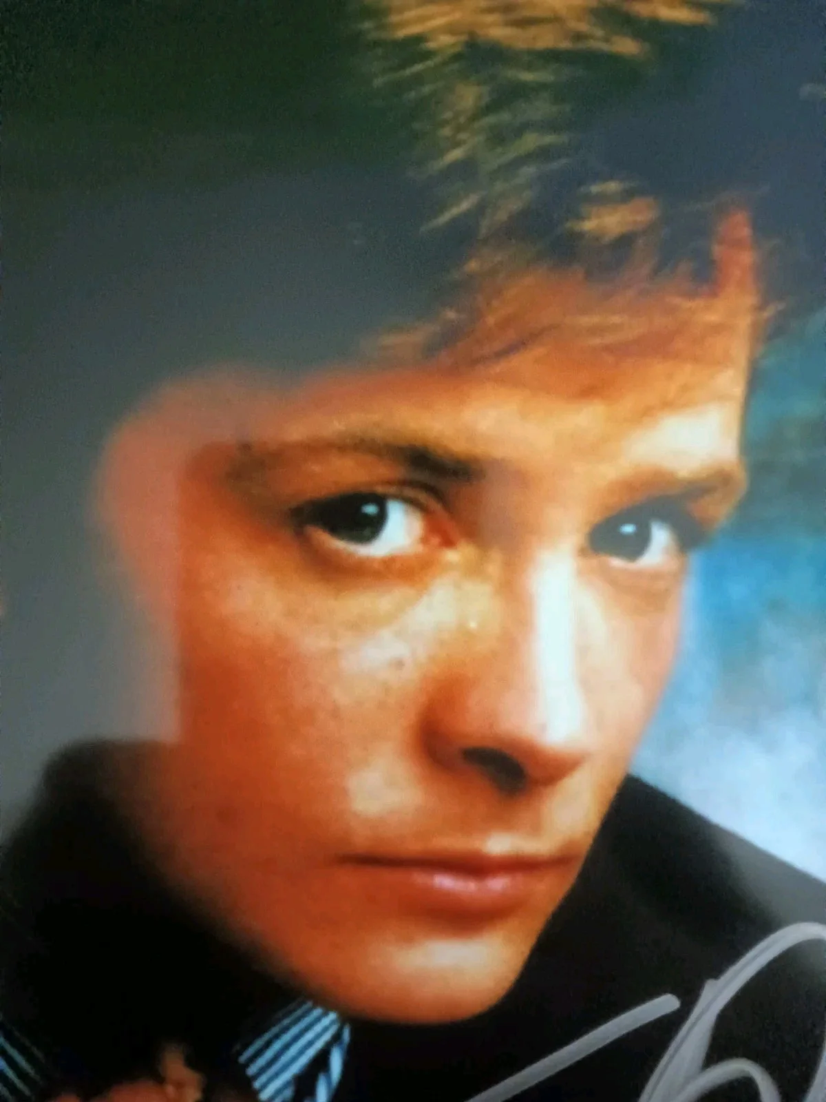 Michael J Fox — Michael J Fox Secret of My Success / Back to the Future Signed 8x10 With COA, image 2