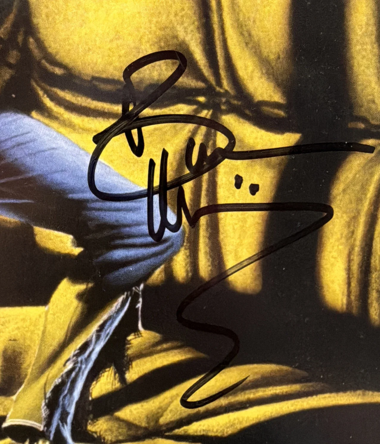 Bruce Dickinson Nicko McBrain Iron Maiden Piece of Mind Signed Vinyl Record Lp, image 2