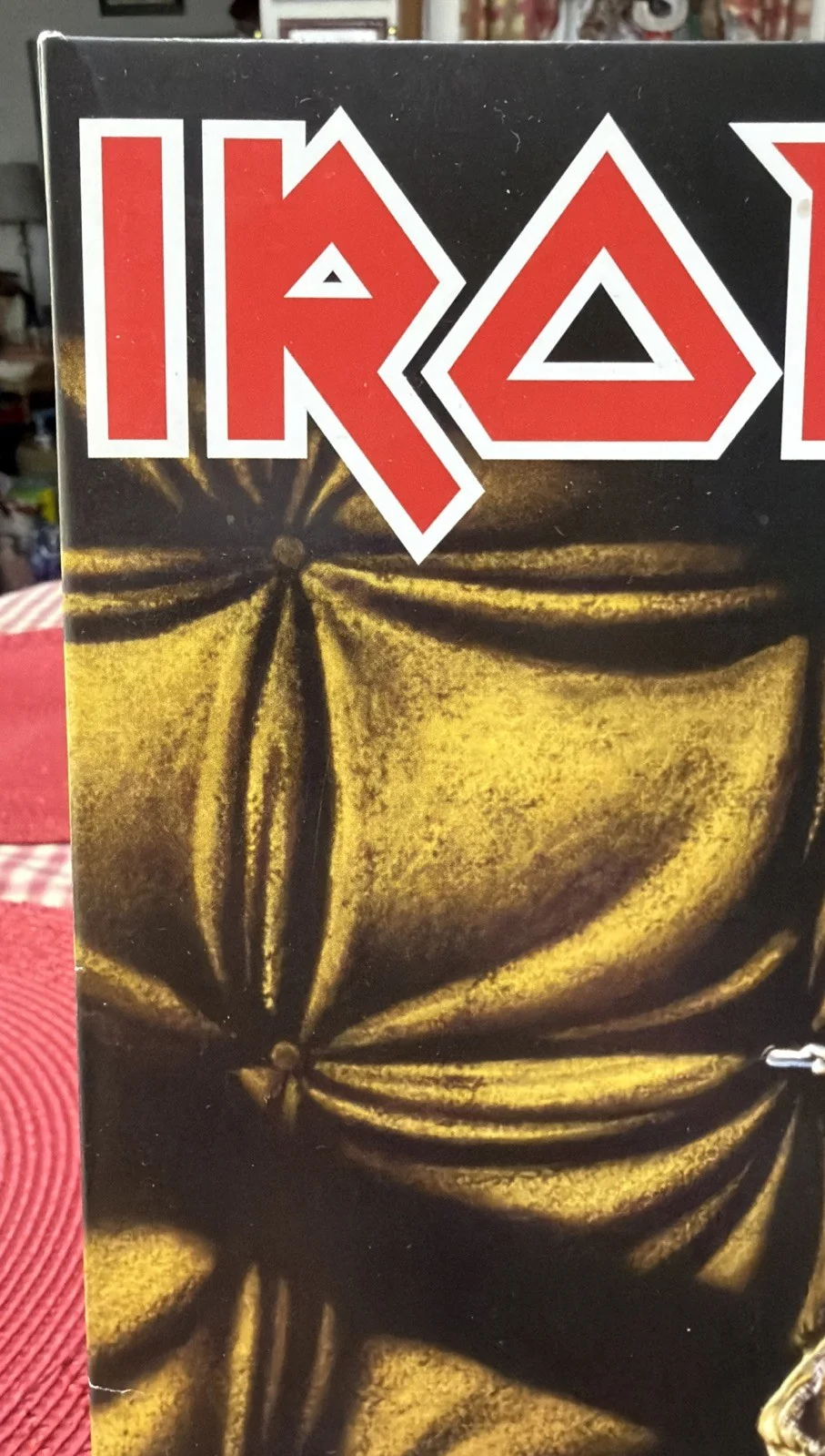 Bruce Dickinson Nicko McBrain Iron Maiden Piece of Mind Signed Vinyl Record Lp, image 4