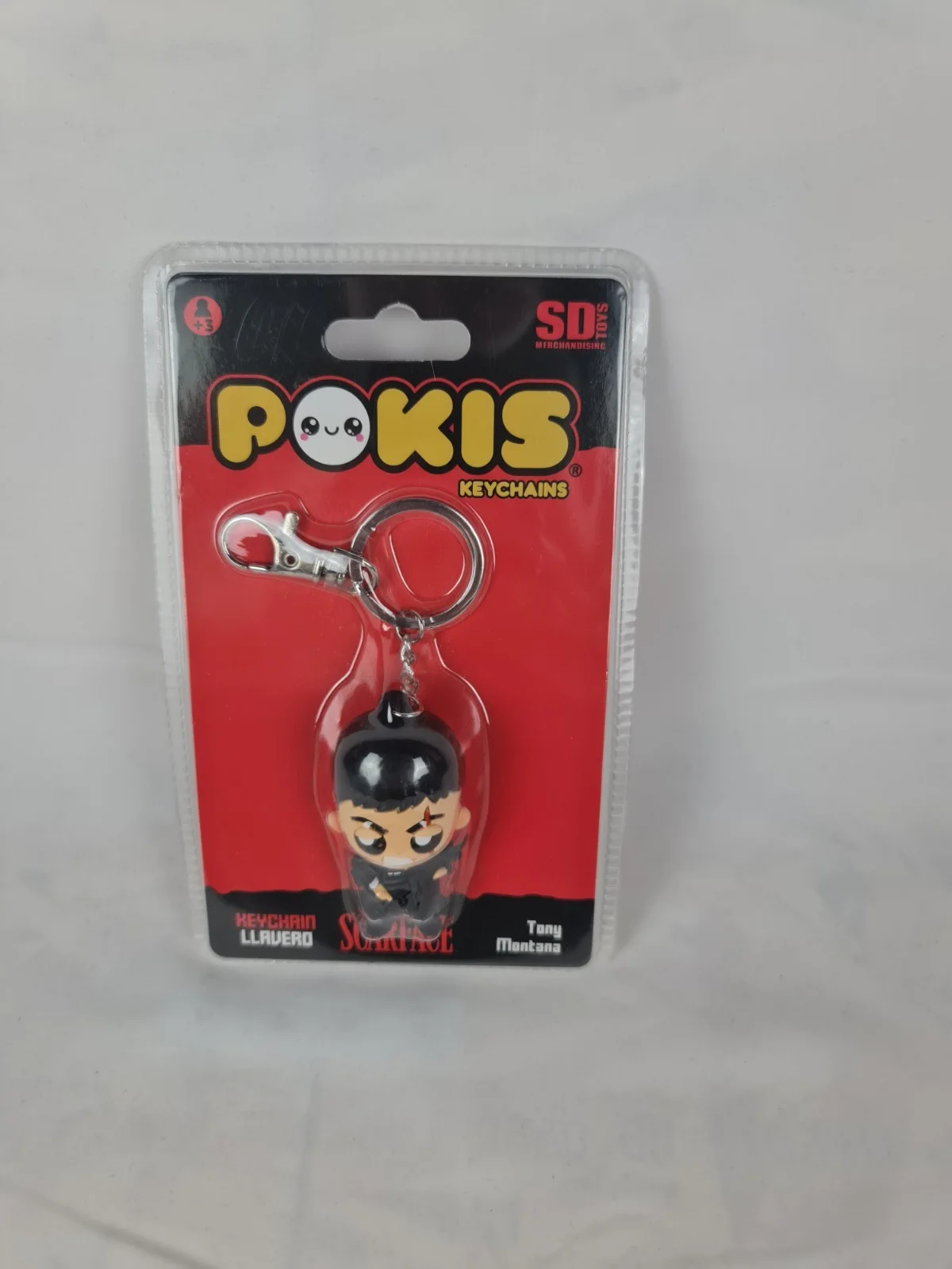 Scarface Tony Montana Pokis Keychain Official SD Toys Figure Keyring New Sealed, изображение 2