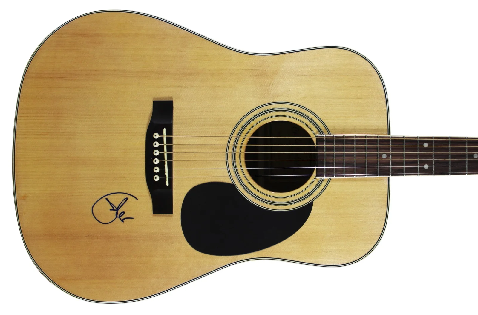 Eric Clapton — Eric Clapton Cream Authentic Signed Carlo Robelli Acoustic Guitar PSA #Y03953